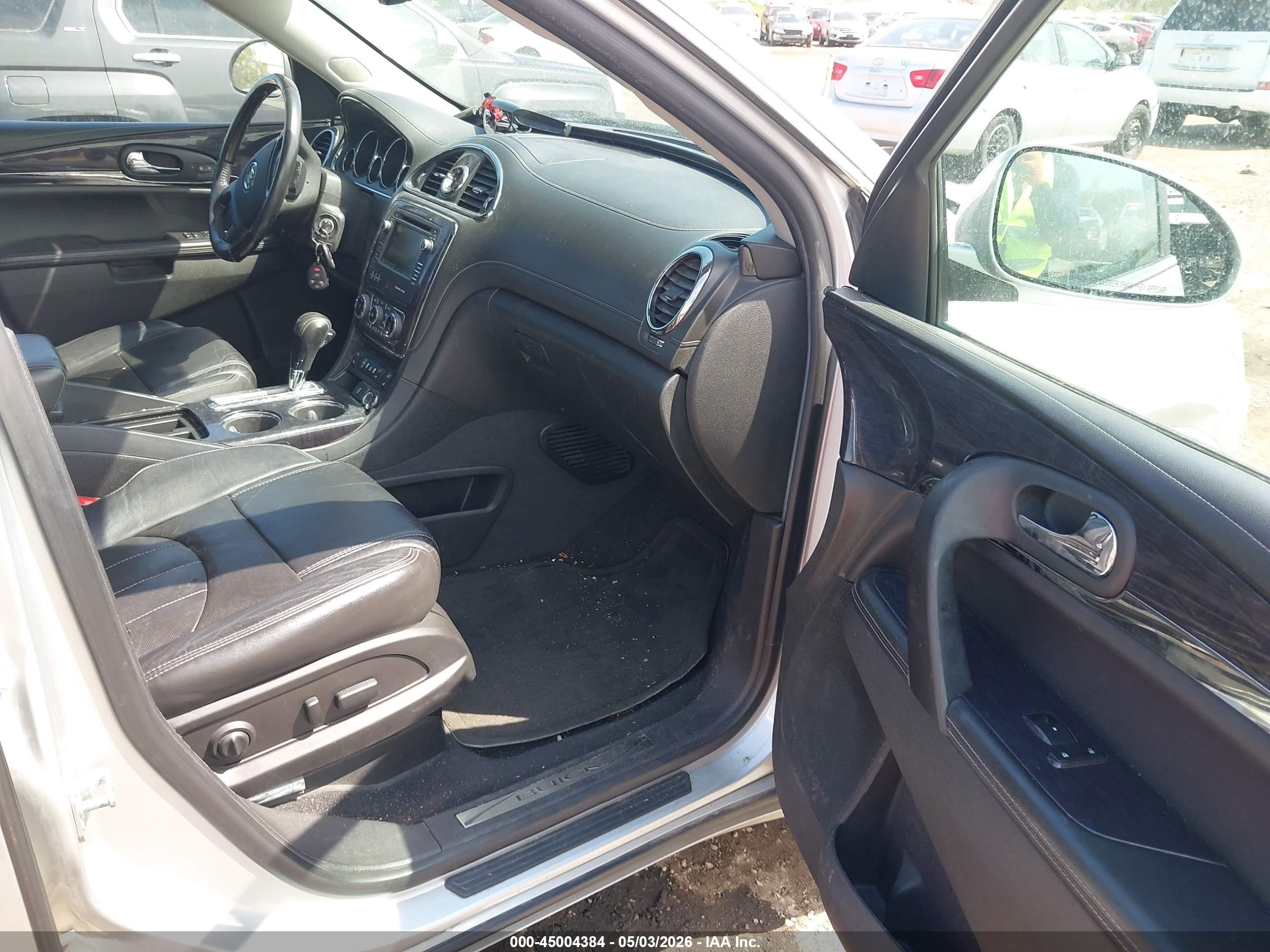 2015 Buick Enclave Leather Silver vin: 5GAKVBKD6FJ323415