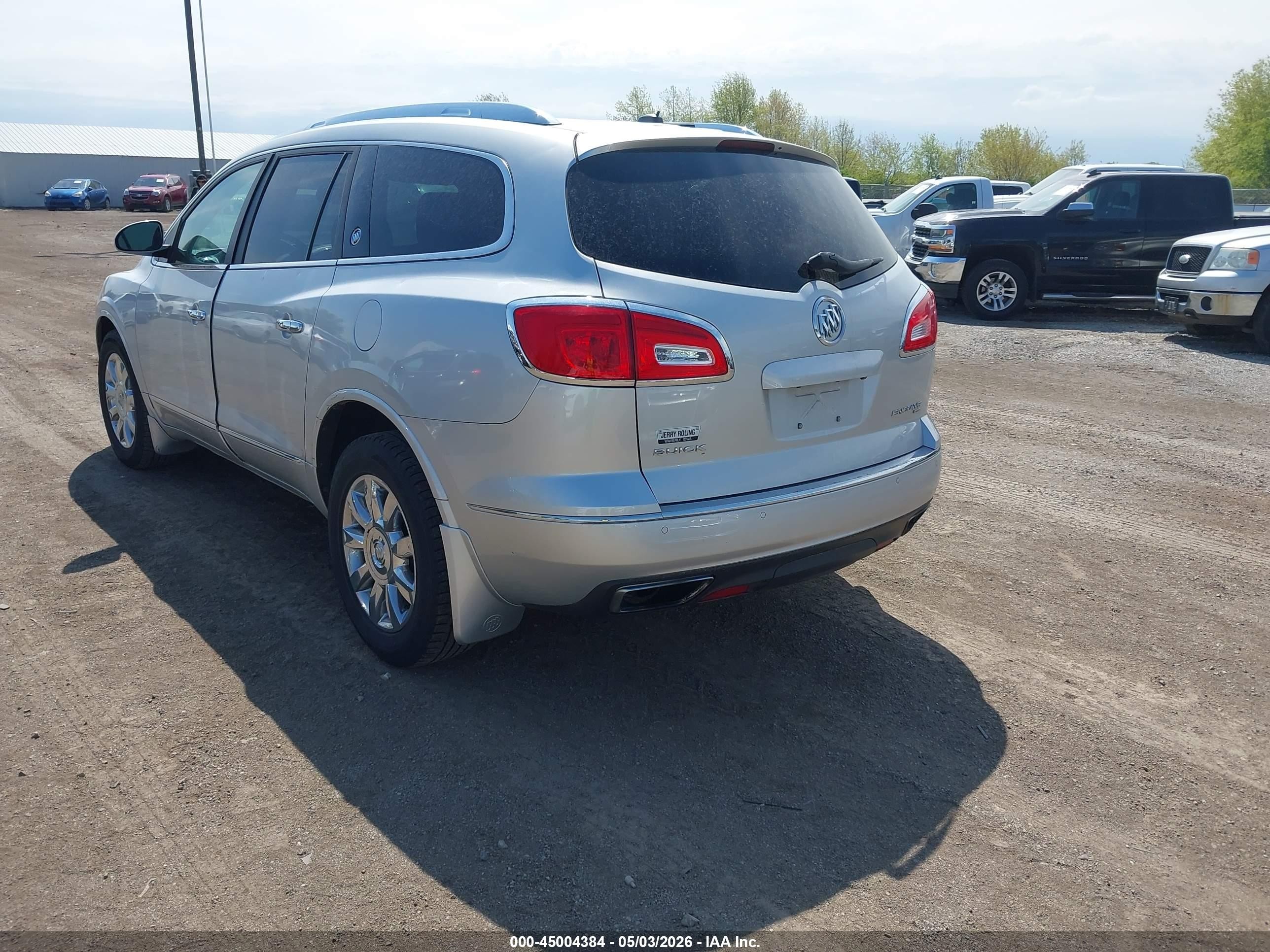 2015 Buick Enclave Leather Silver vin: 5GAKVBKD6FJ323415
