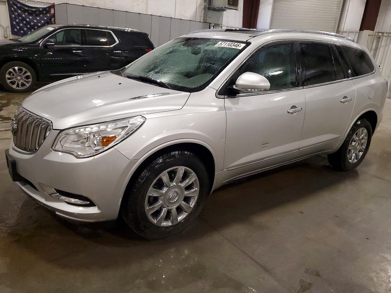 2015 Buick Enclave Silver vin: 5GAKVBKD6FJ344653