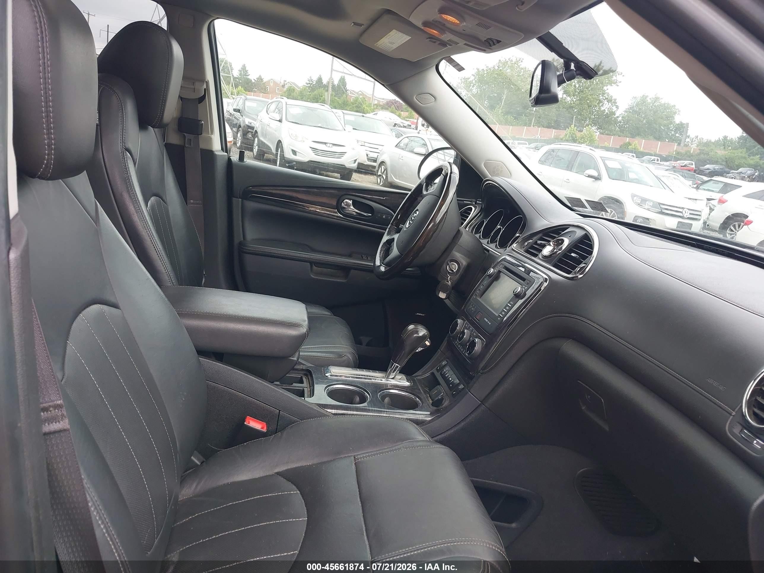 2015 Buick Enclave Leather Brown vin: 5GAKVBKD6FJ370041