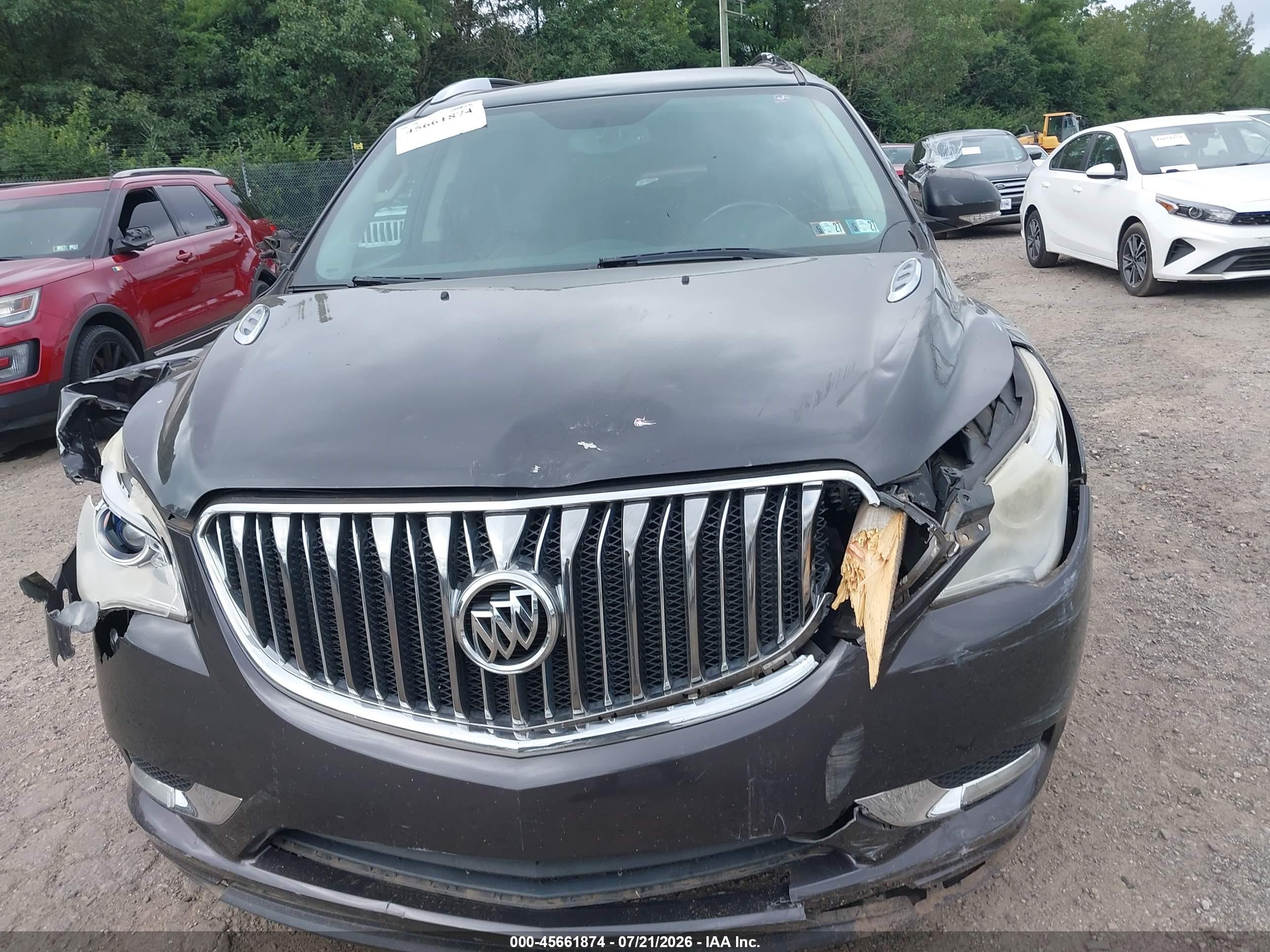 2015 Buick Enclave Leather Brown vin: 5GAKVBKD6FJ370041