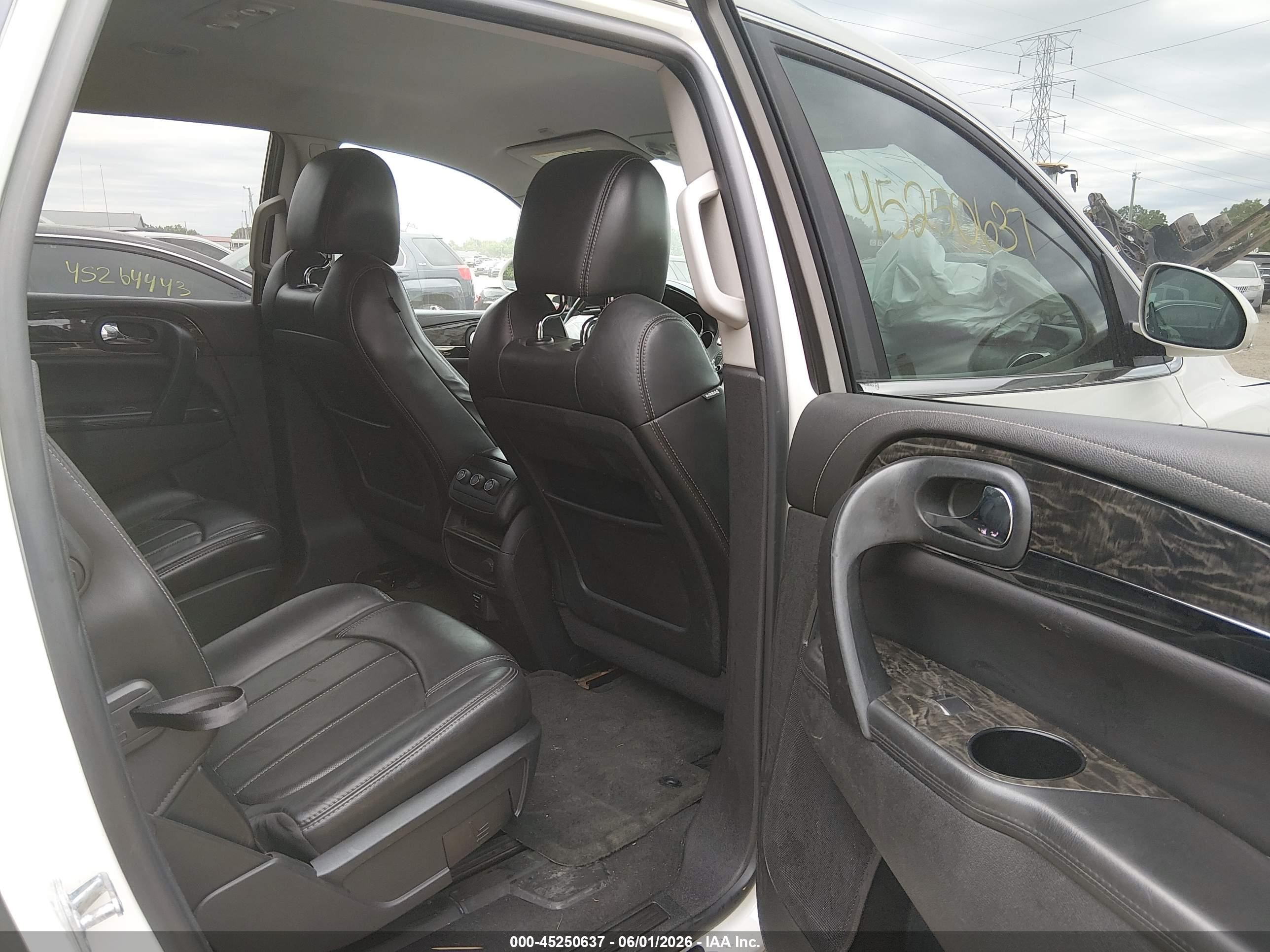 2014 Buick Enclave Leather White vin: 5GAKVBKD7EJ121276