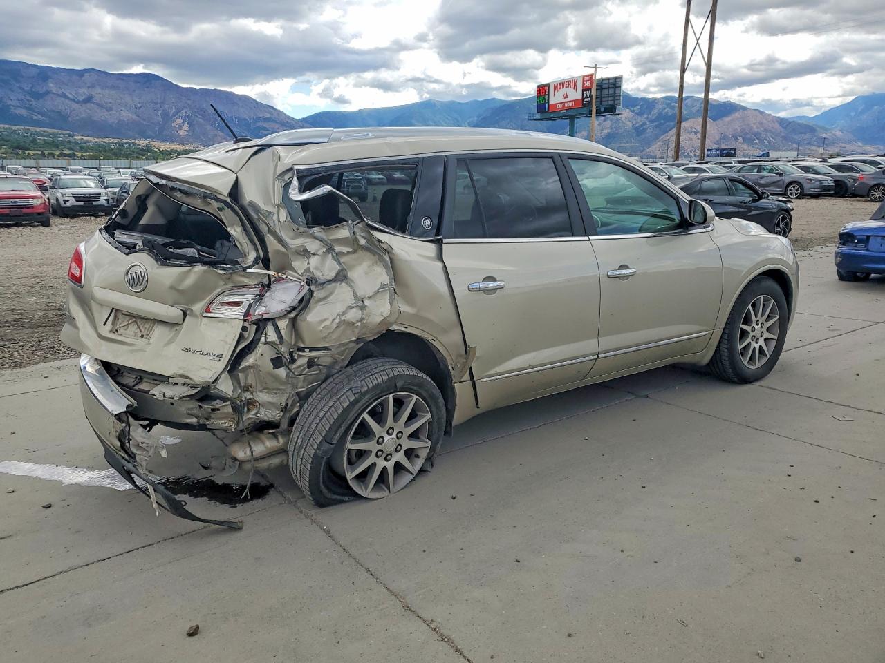 2014 Buick Enclave Tan vin: 5GAKVBKD7EJ243782