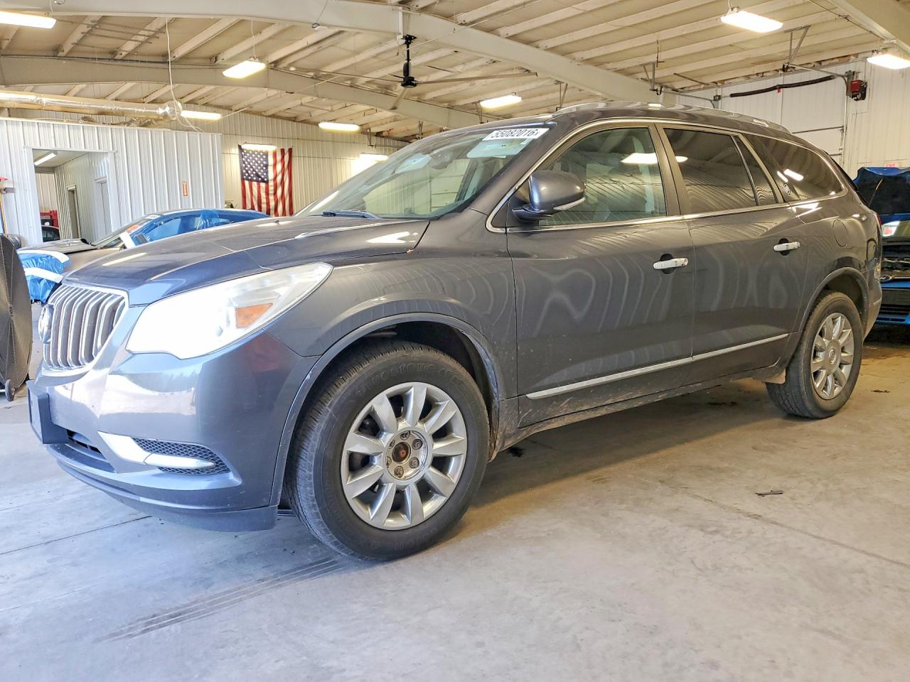 2014 Buick Enclave Серый vin: 5GAKVBKD7EJ318612
