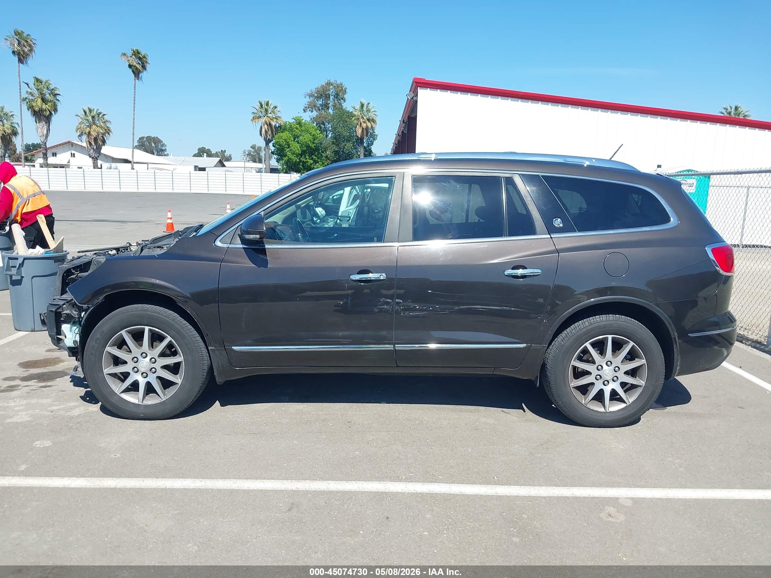2014 Buick Enclave Leather Brown vin: 5GAKVBKD7EJ328217