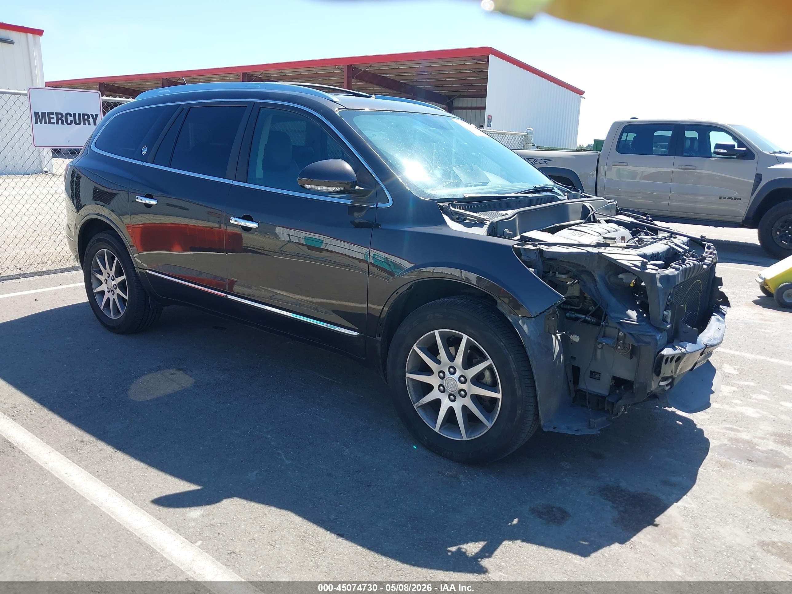 2014 Buick Enclave Leather Brown vin: 5GAKVBKD7EJ328217