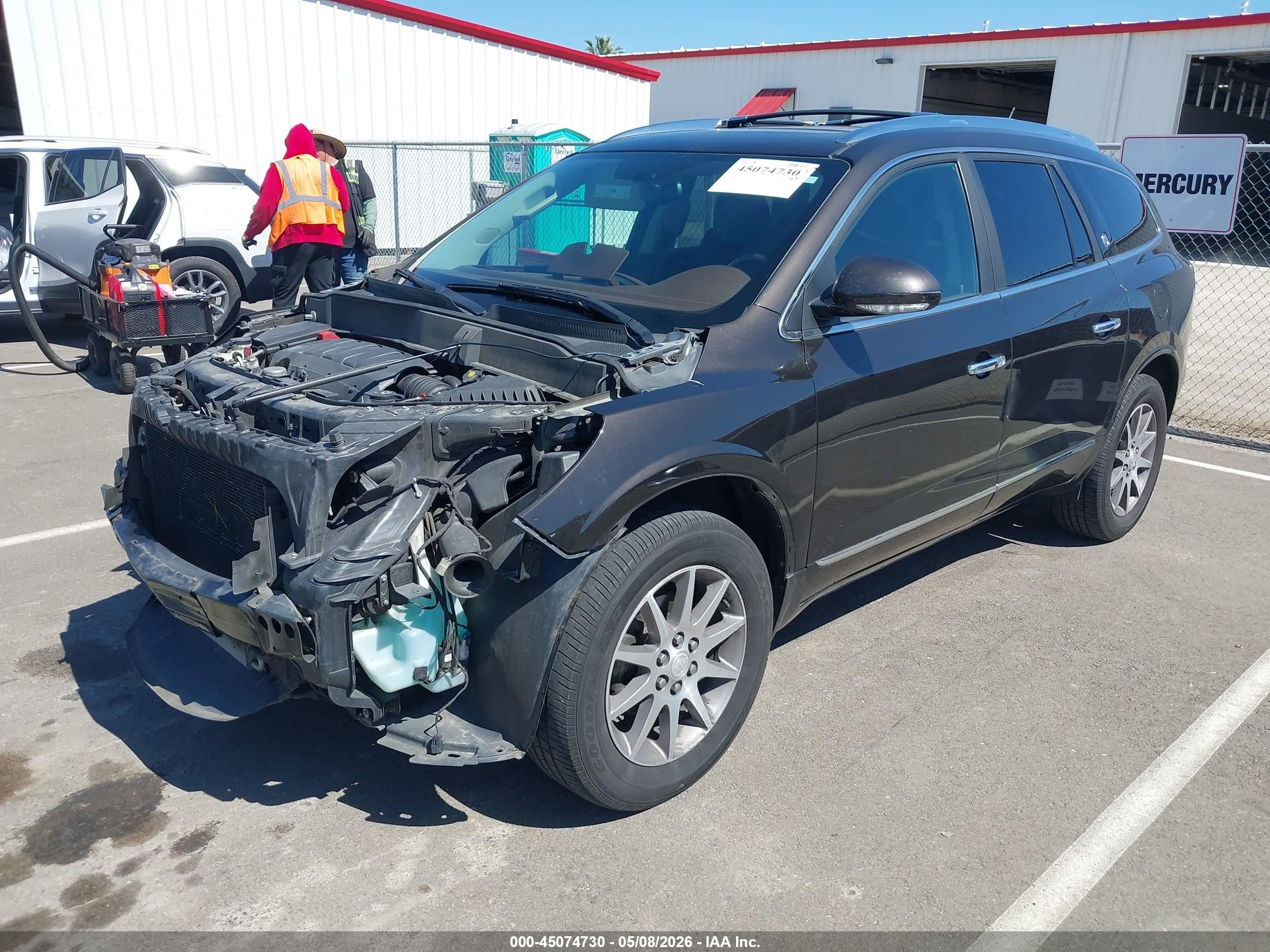 2014 Buick Enclave Leather Brown vin: 5GAKVBKD7EJ328217