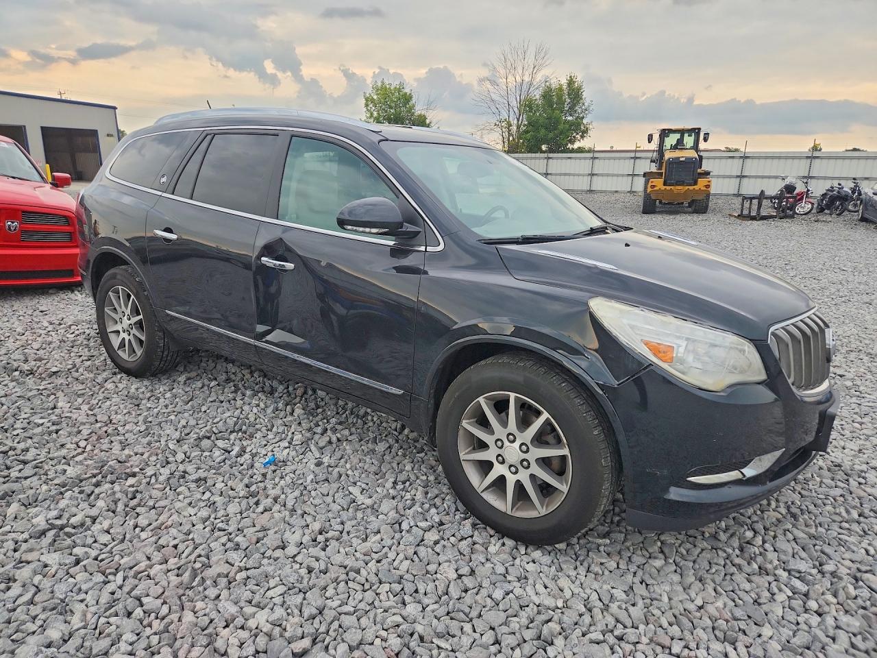 2014 Buick Enclave Black vin: 5GAKVBKD7EJ350217