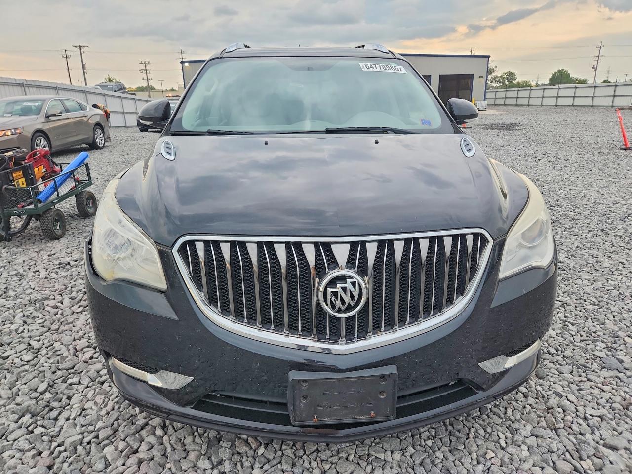 2014 Buick Enclave Black vin: 5GAKVBKD7EJ350217