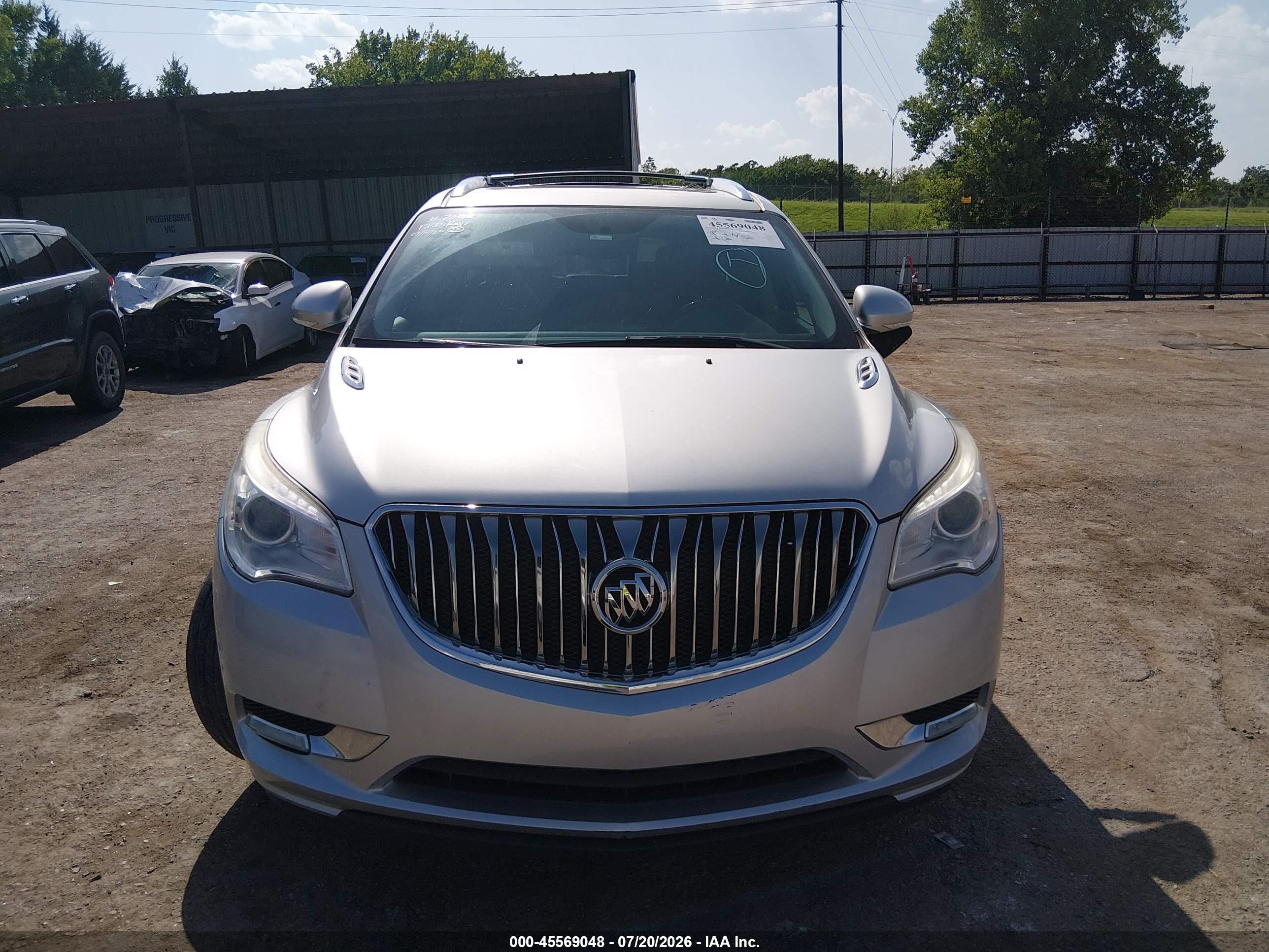 2015 Buick Enclave Leather Silver vin: 5GAKVBKD7FJ253732