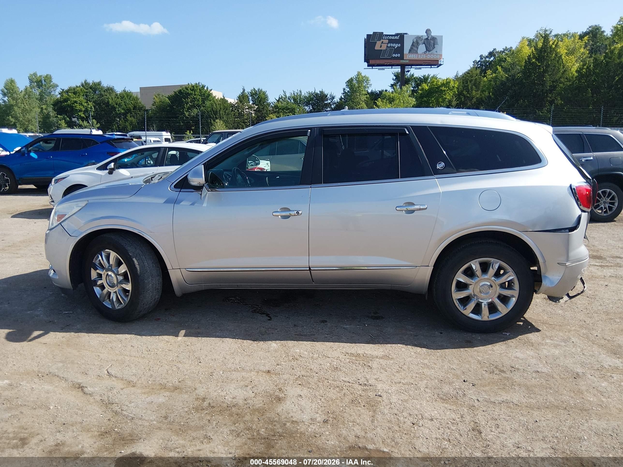 2015 Buick Enclave Leather Silver vin: 5GAKVBKD7FJ253732