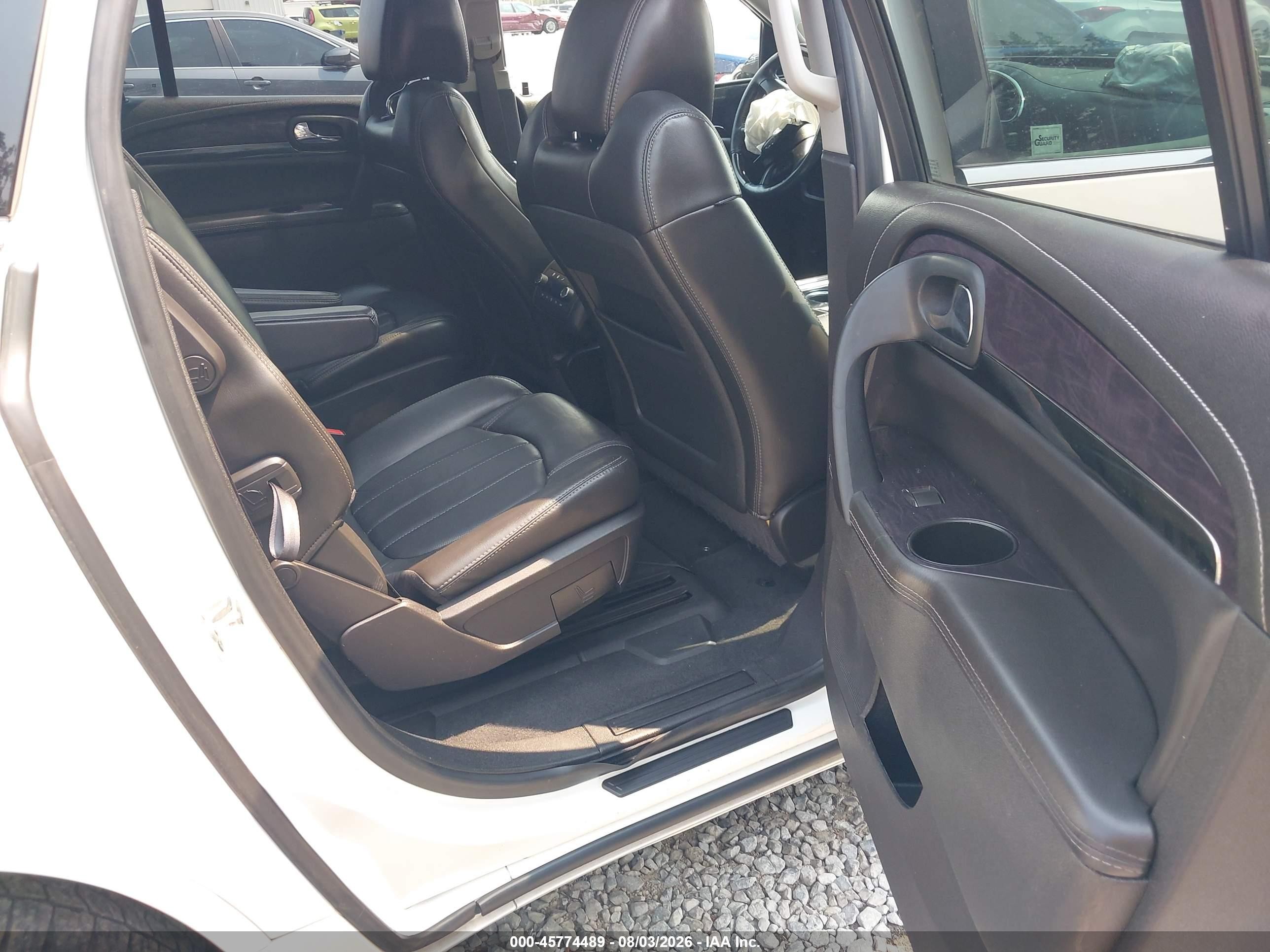 2015 Buick Enclave Leather White vin: 5GAKVBKD7FJ317624