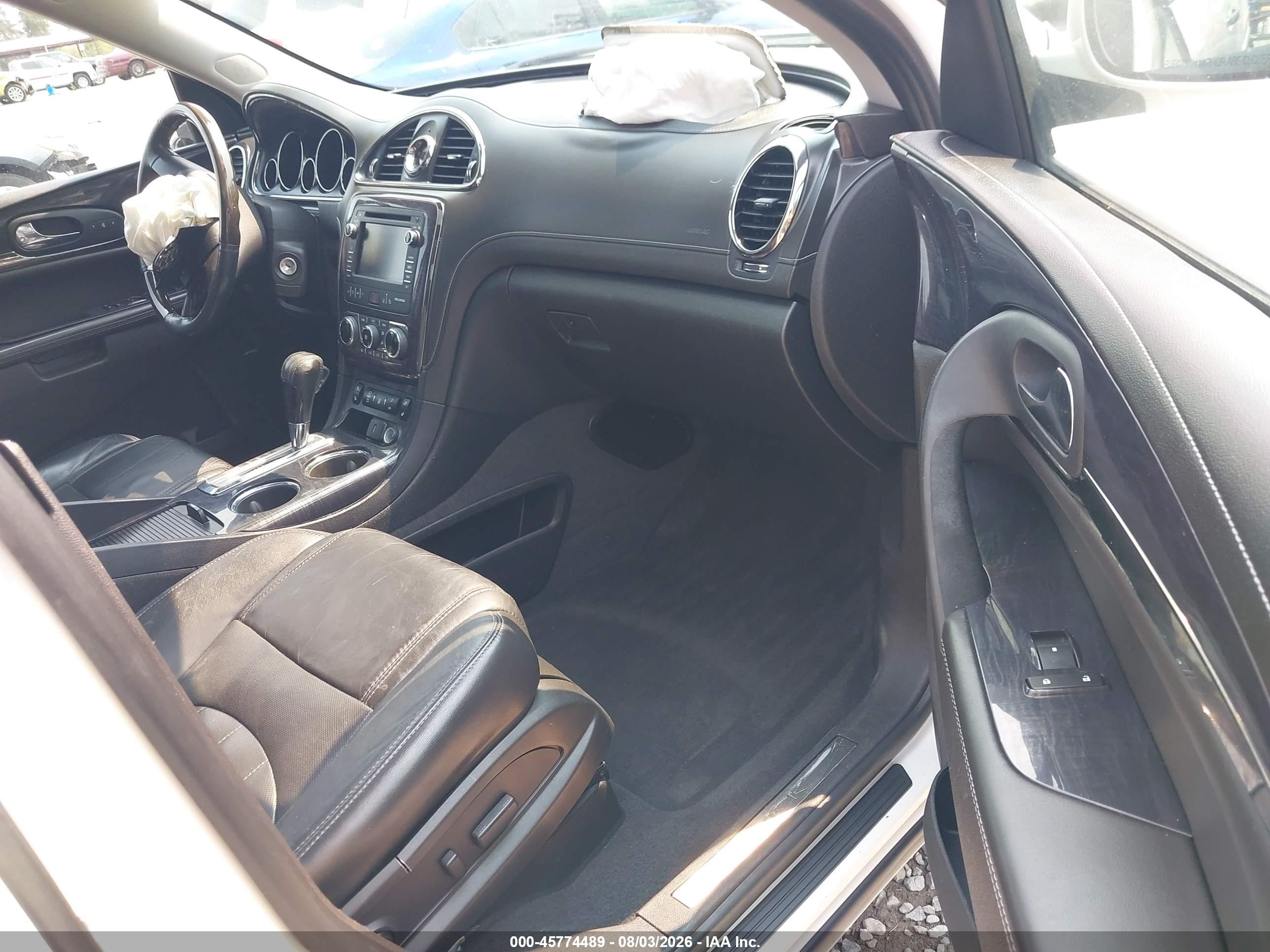 2015 Buick Enclave Leather White vin: 5GAKVBKD7FJ317624