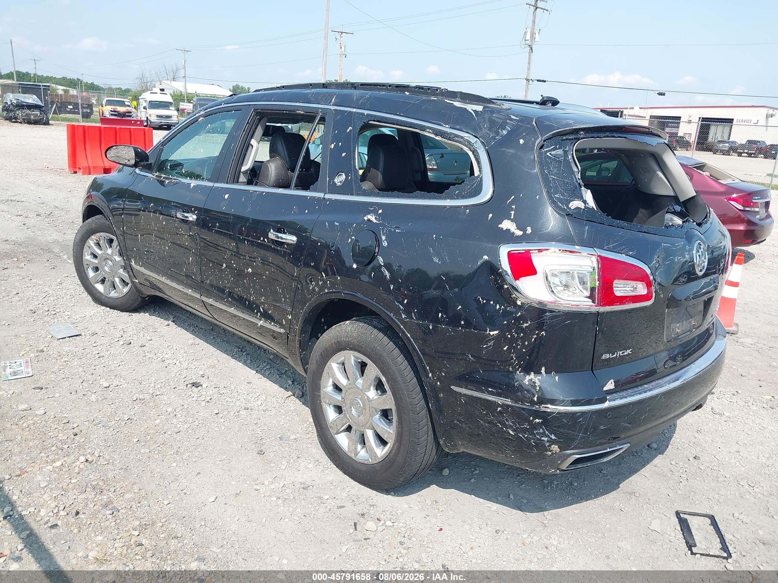 2015 Buick Enclave Leather Black vin: 5GAKVBKD7FJ325934