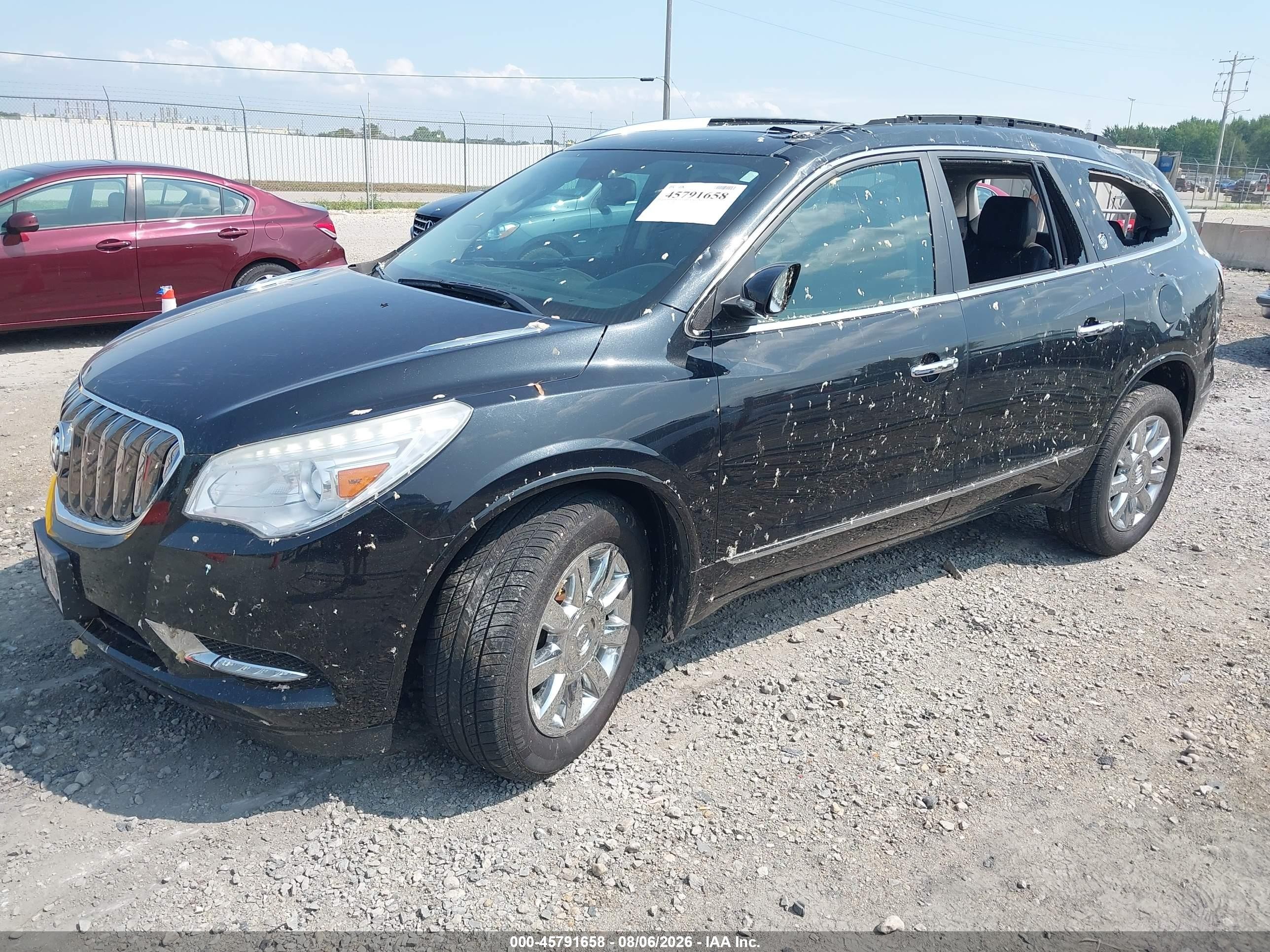2015 Buick Enclave Leather Black vin: 5GAKVBKD7FJ325934