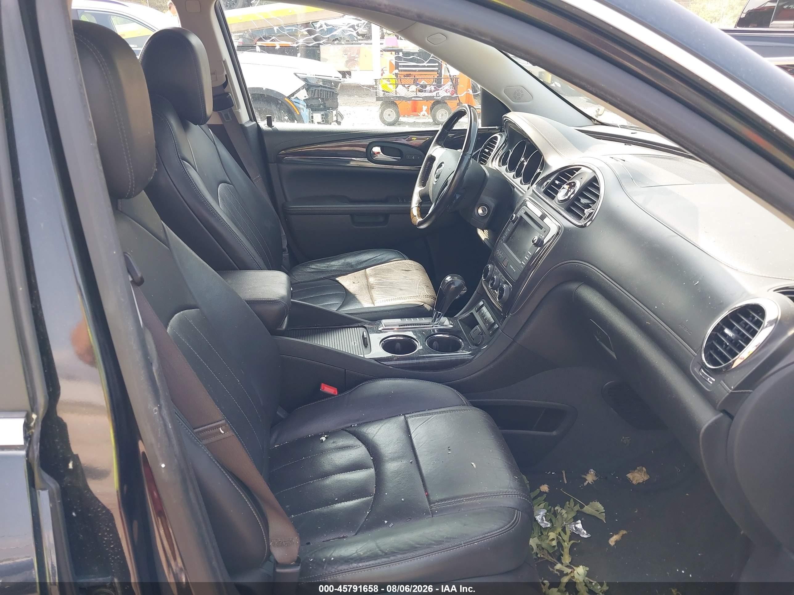 2015 Buick Enclave Leather Black vin: 5GAKVBKD7FJ325934