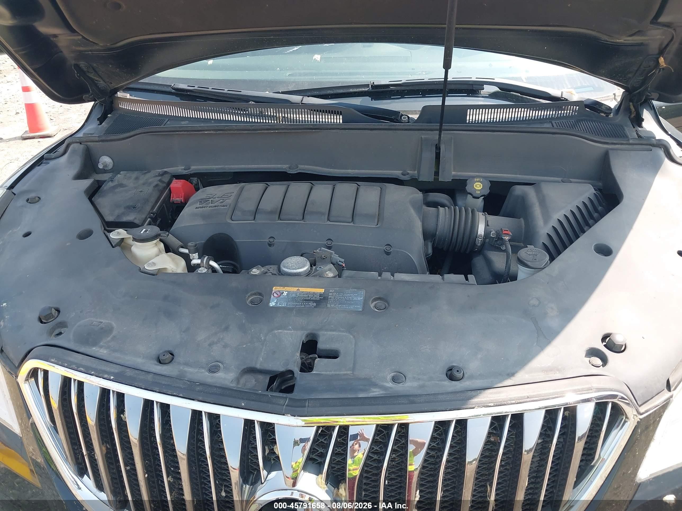 2015 Buick Enclave Leather Black vin: 5GAKVBKD7FJ325934