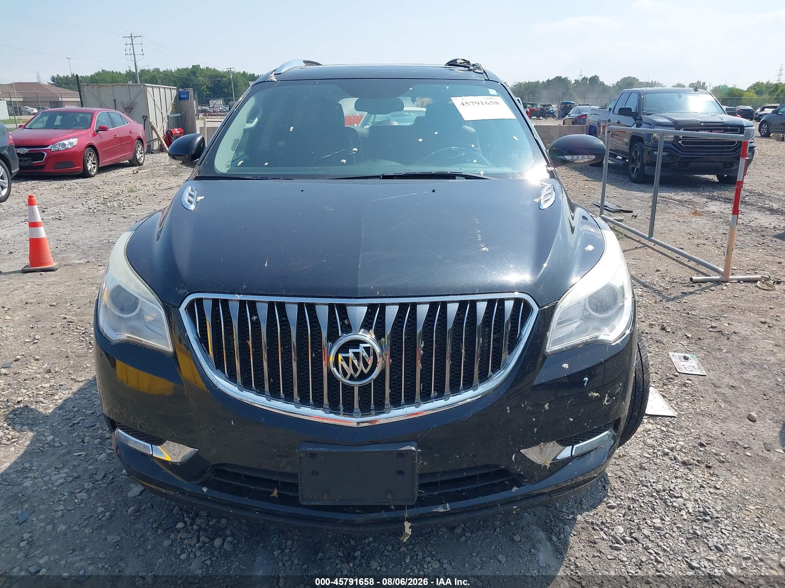 2015 Buick Enclave Leather Black vin: 5GAKVBKD7FJ325934