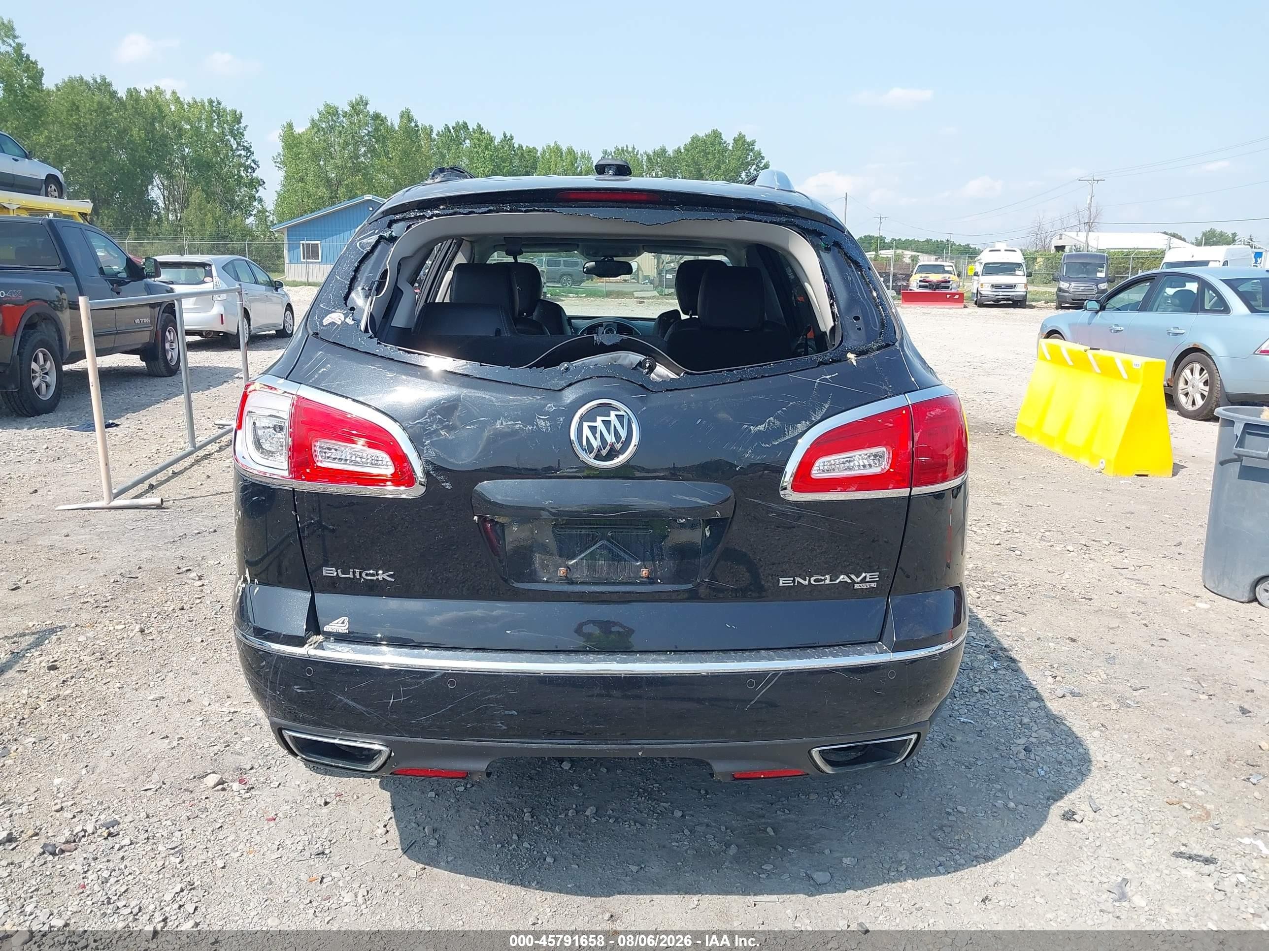 2015 Buick Enclave Leather Black vin: 5GAKVBKD7FJ325934