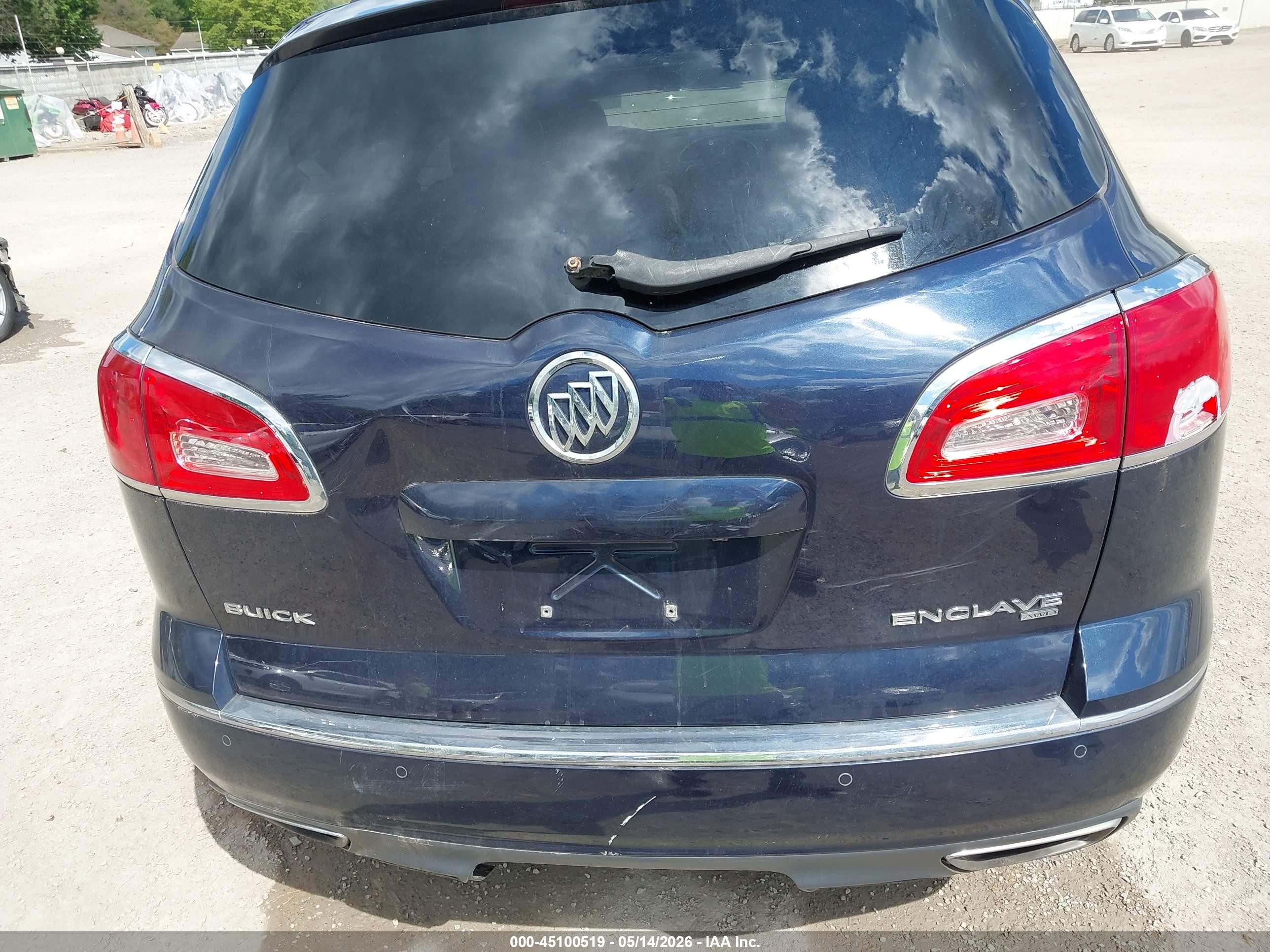 2015 Buick Enclave Leather Blue vin: 5GAKVBKD7FJ333547