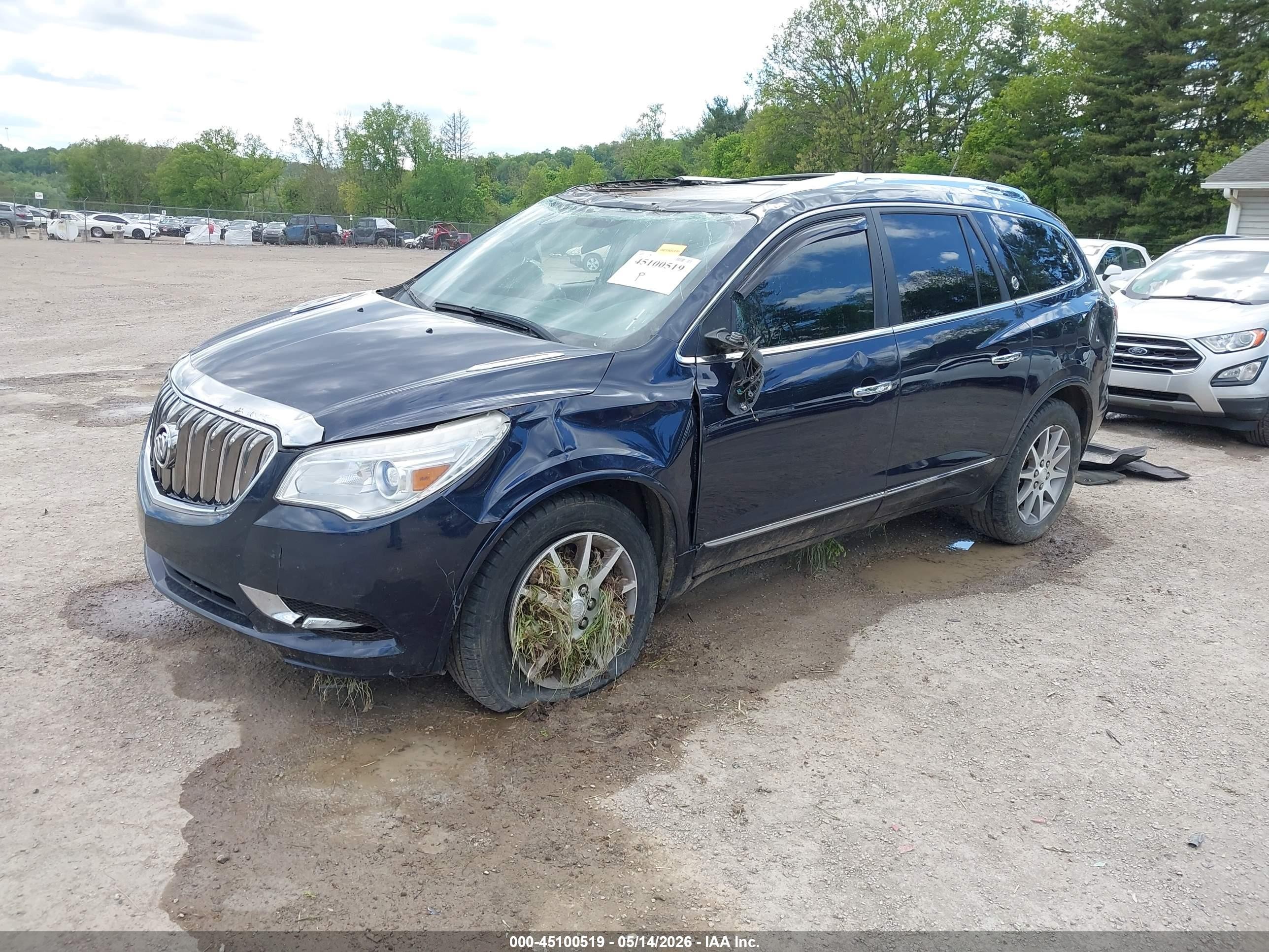2015 Buick Enclave Leather Blue vin: 5GAKVBKD7FJ333547