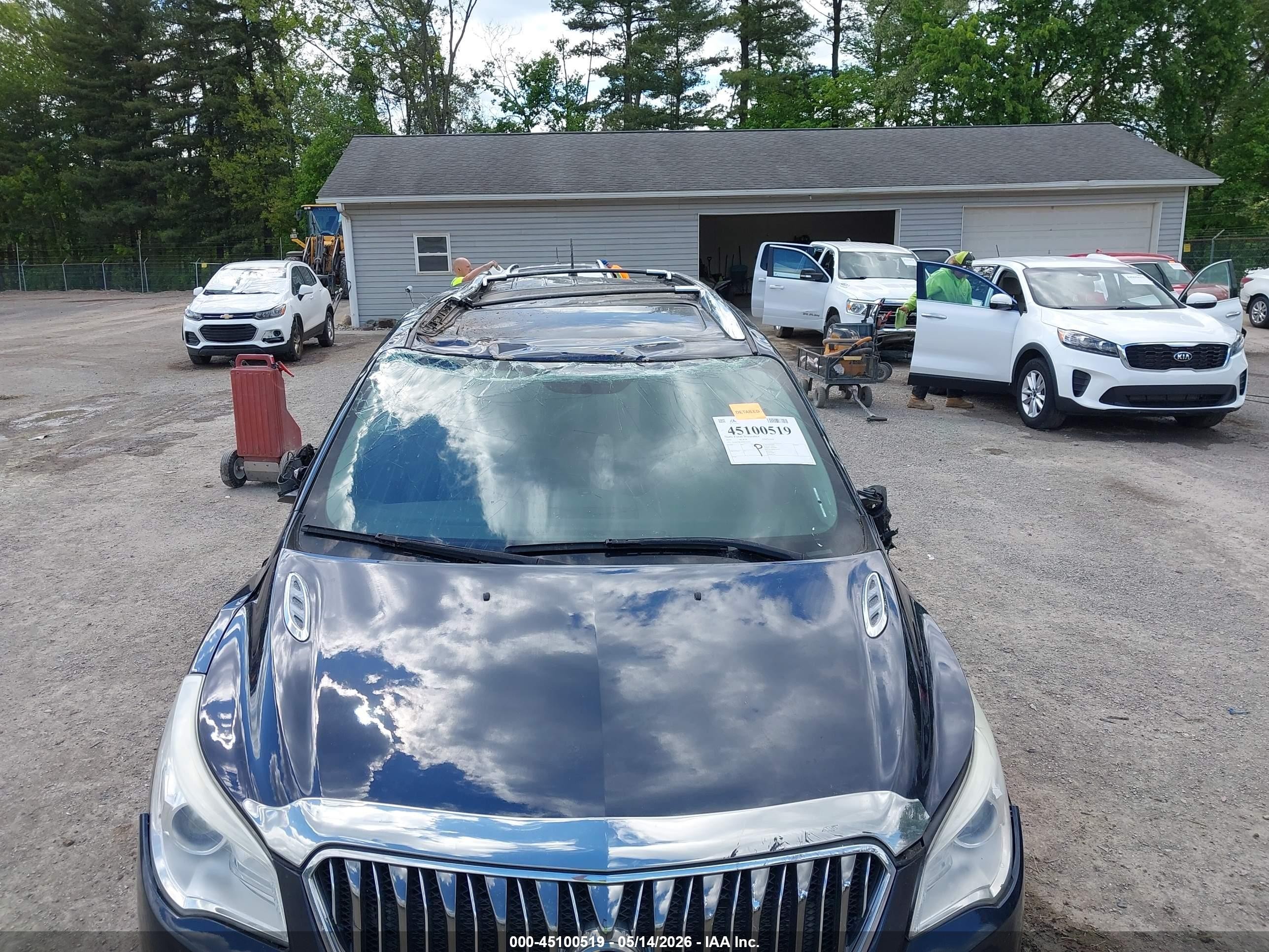 2015 Buick Enclave Leather Blue vin: 5GAKVBKD7FJ333547