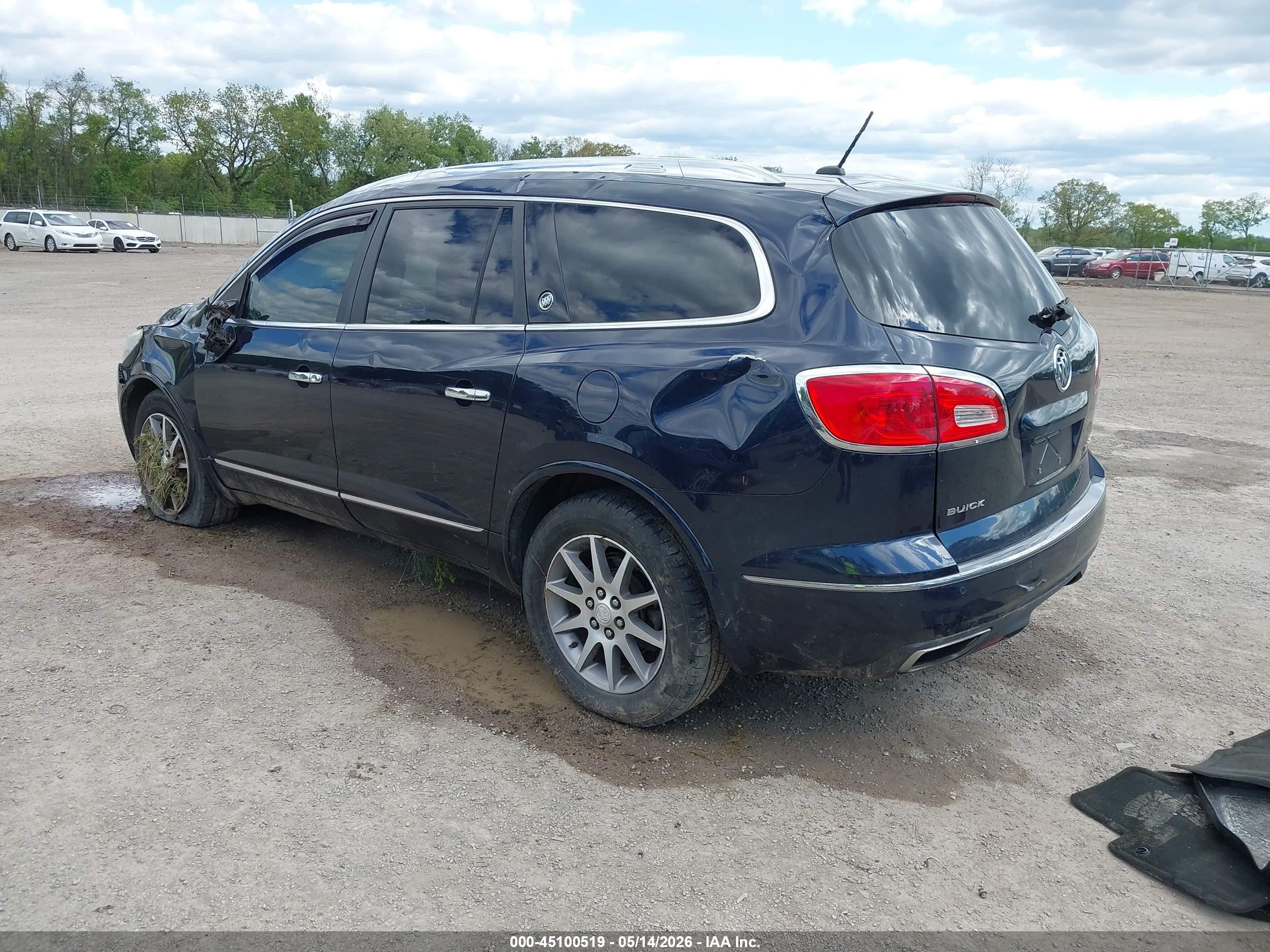 2015 Buick Enclave Leather Blue vin: 5GAKVBKD7FJ333547