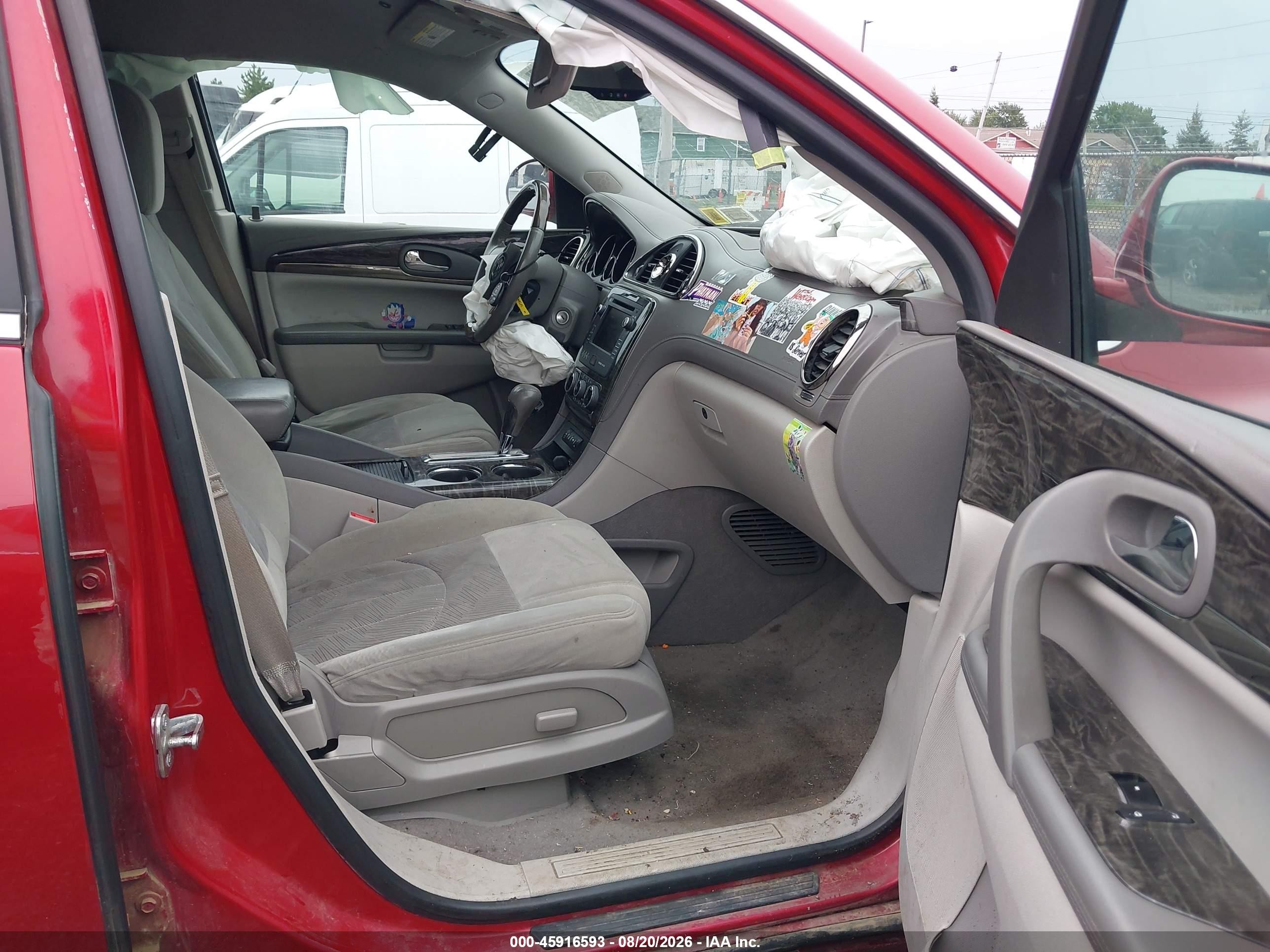 2013 Buick Enclave Convenience Red vin: 5GAKVBKD8DJ238816