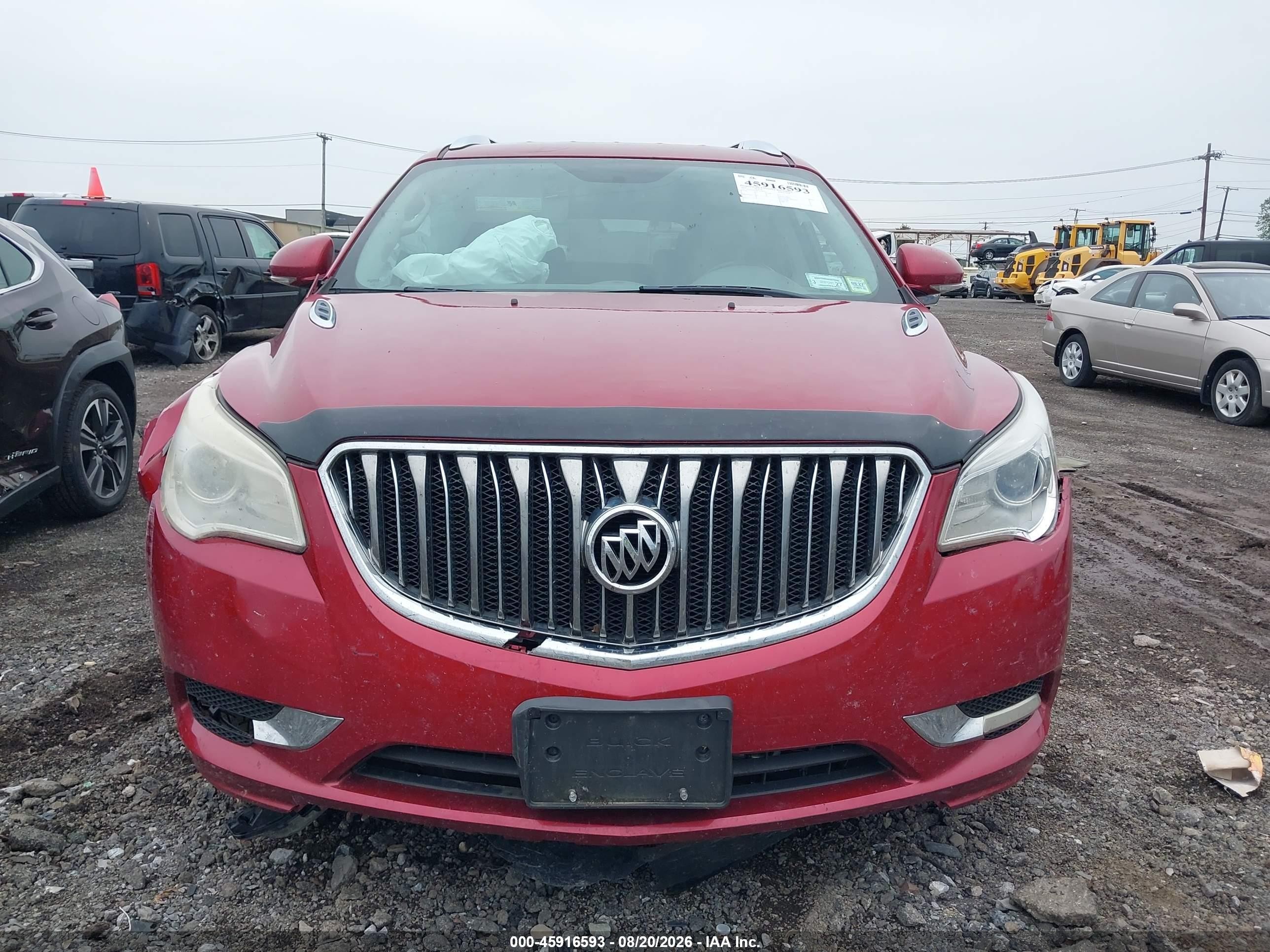 2013 Buick Enclave Convenience Red vin: 5GAKVBKD8DJ238816