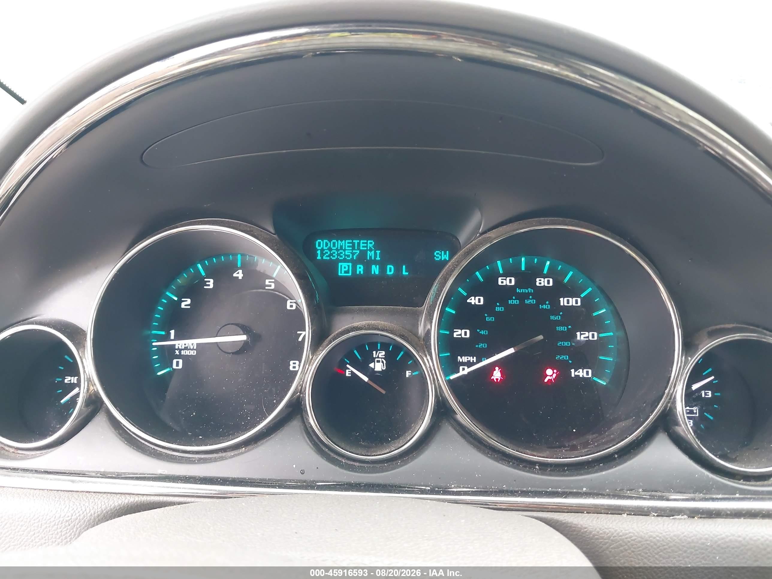 2013 Buick Enclave Convenience Red vin: 5GAKVBKD8DJ238816