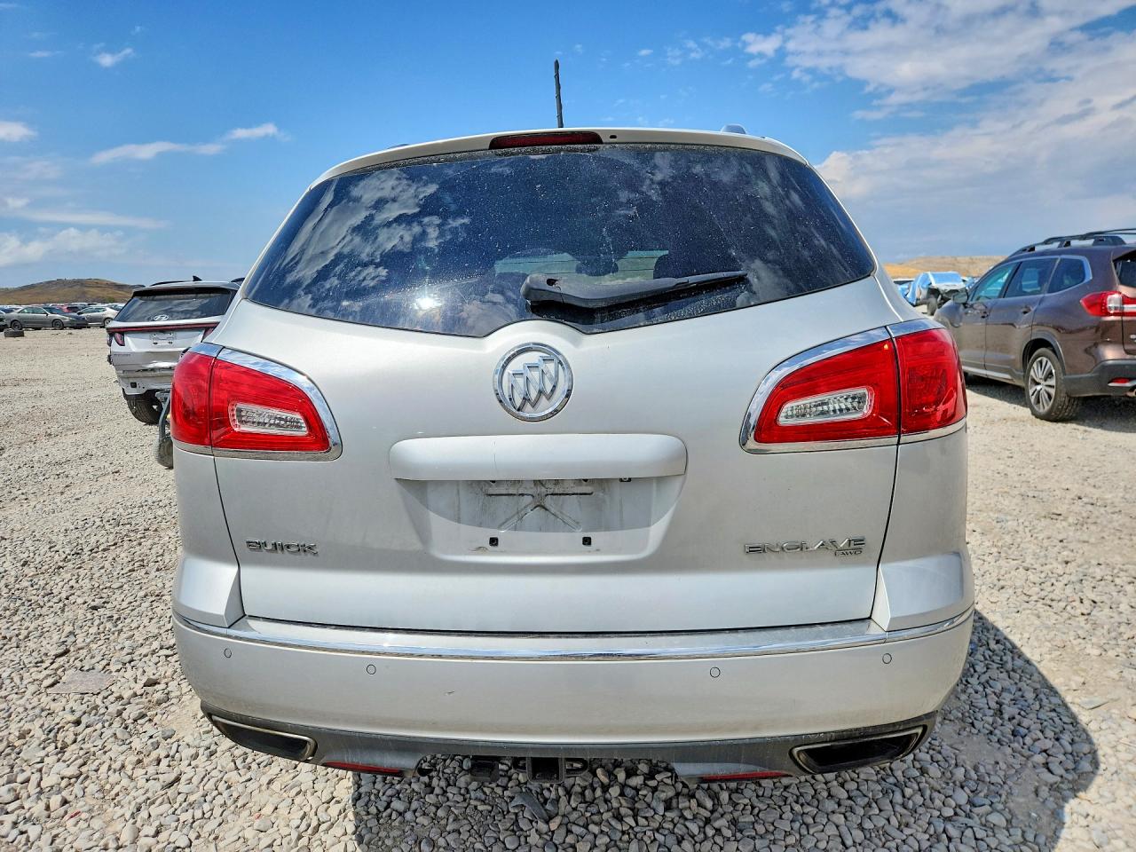 2014 Buick Enclave Silver vin: 5GAKVBKD8EJ118547
