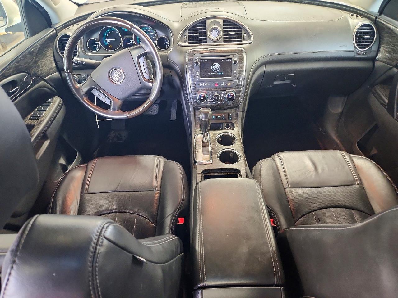 2014 Buick Enclave White vin: 5GAKVBKD8EJ222553