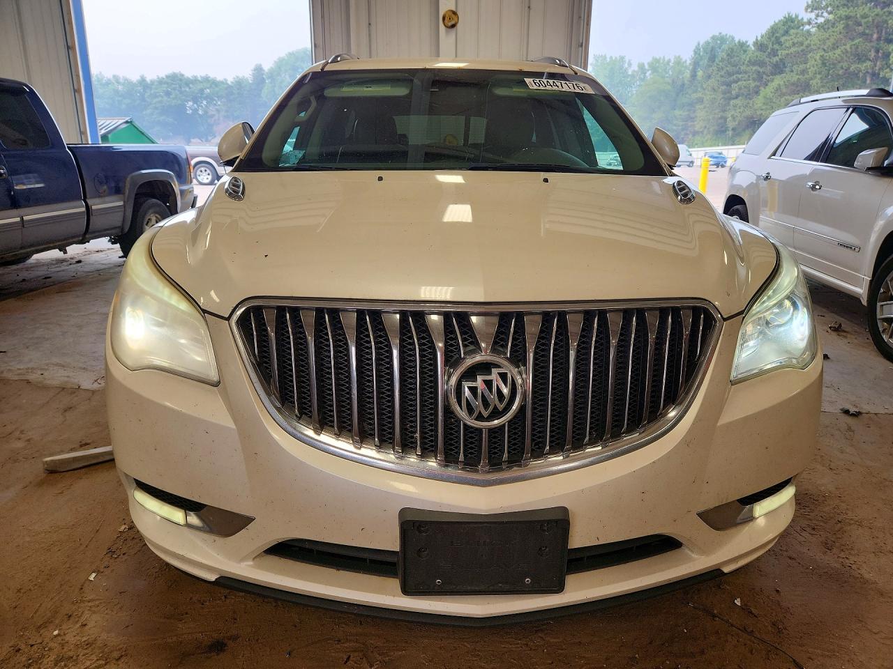 2014 Buick Enclave White vin: 5GAKVBKD8EJ222553