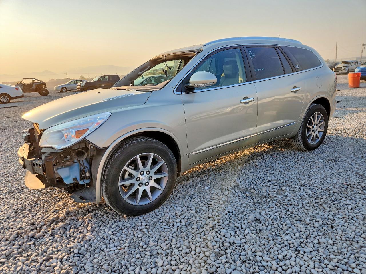 2014 Buick Enclave Silver vin: 5GAKVBKD8EJ228157
