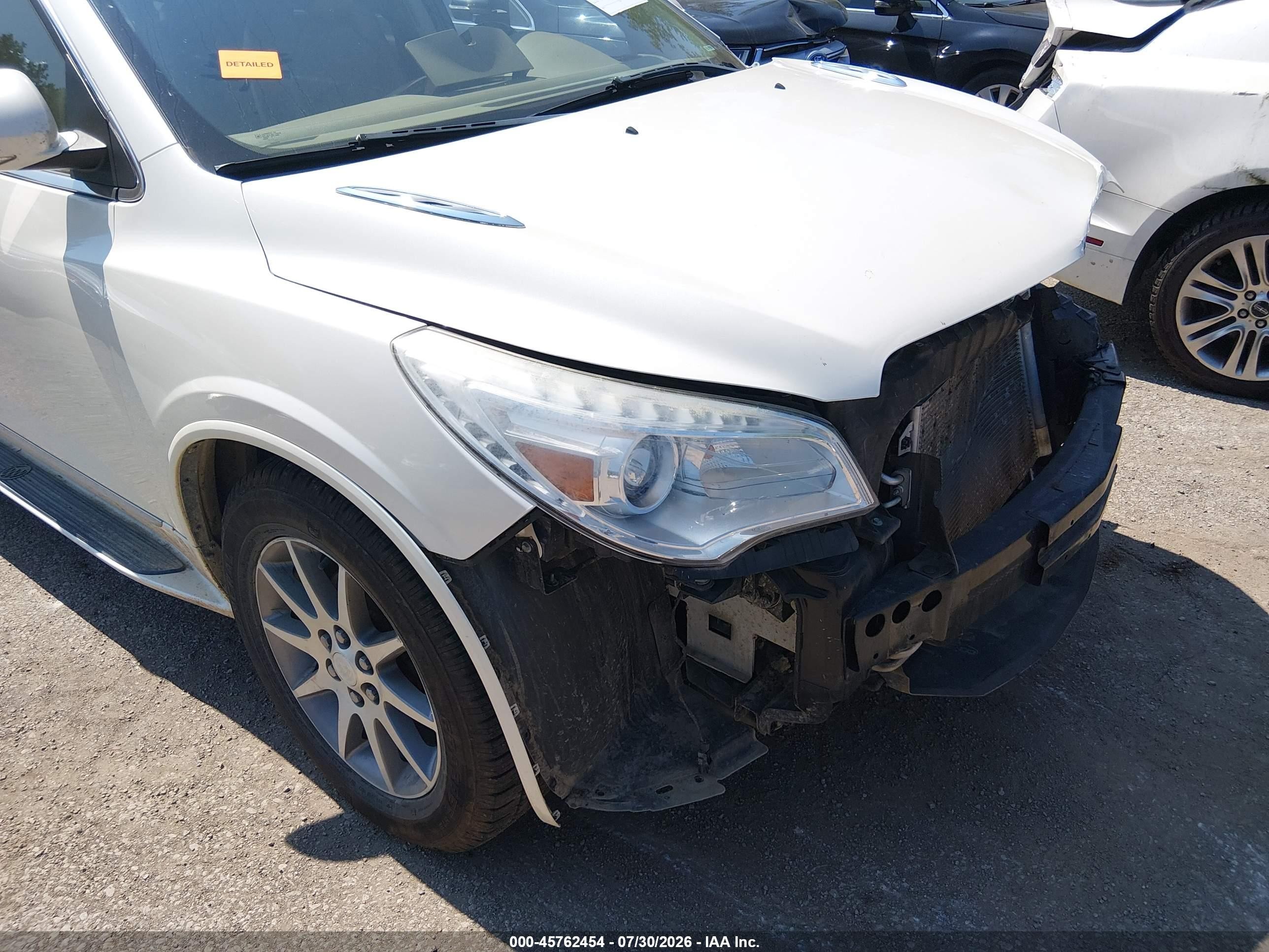2014 Buick Enclave Leather White vin: 5GAKVBKD8EJ365423