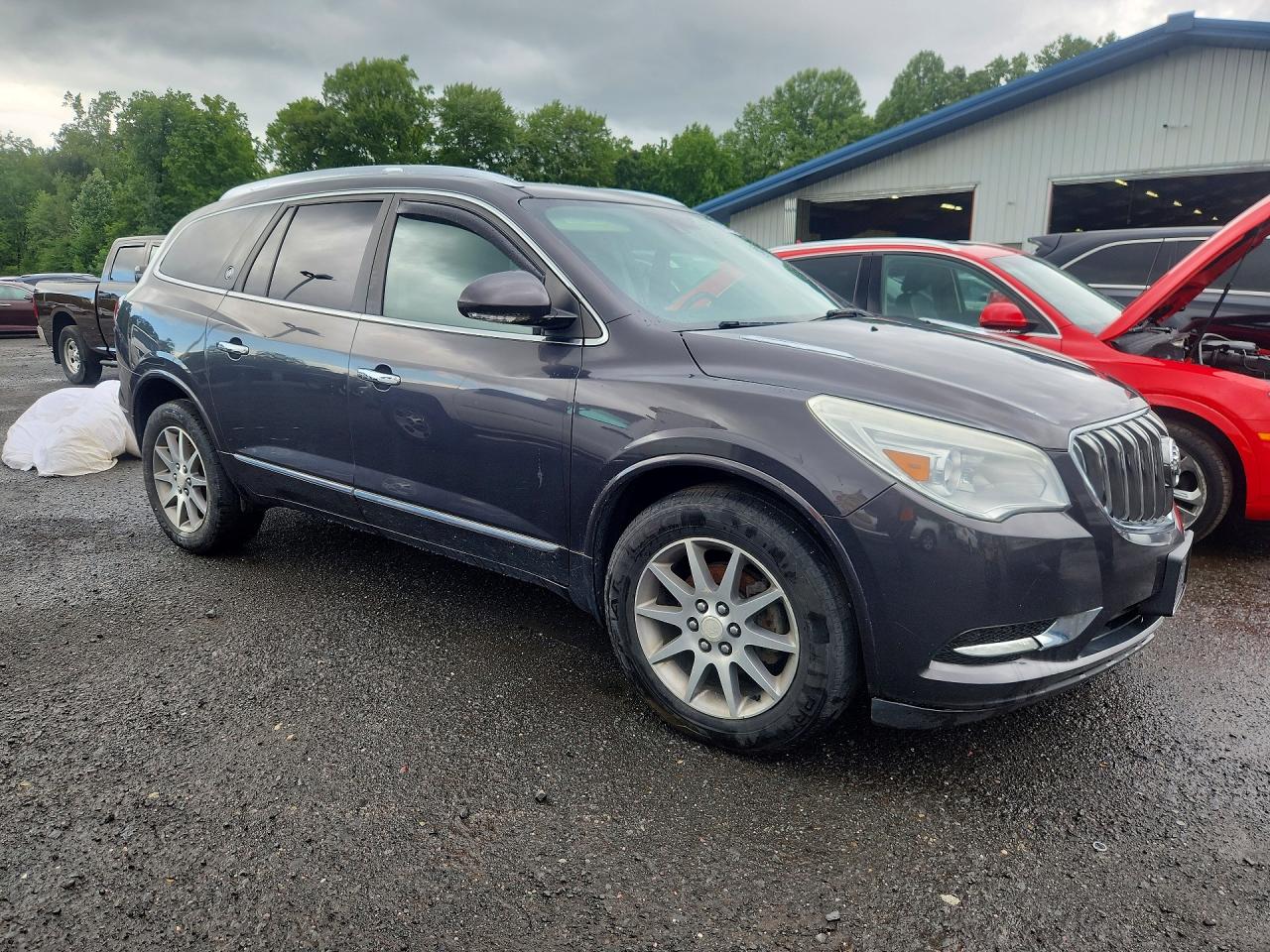 2014 Buick Enclave Gray vin: 5GAKVBKD8EJ373571