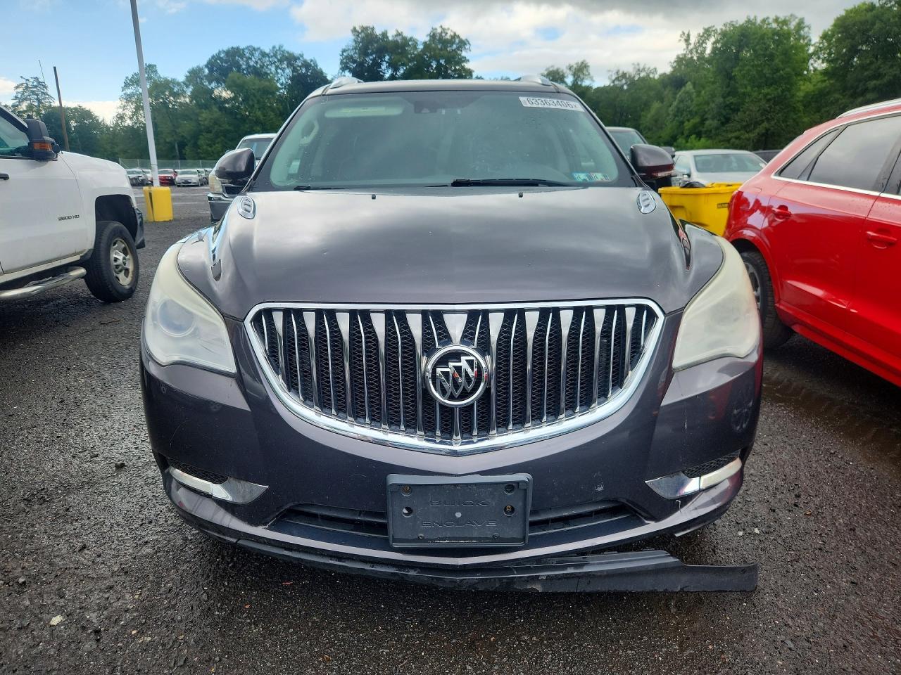 2014 Buick Enclave Gray vin: 5GAKVBKD8EJ373571