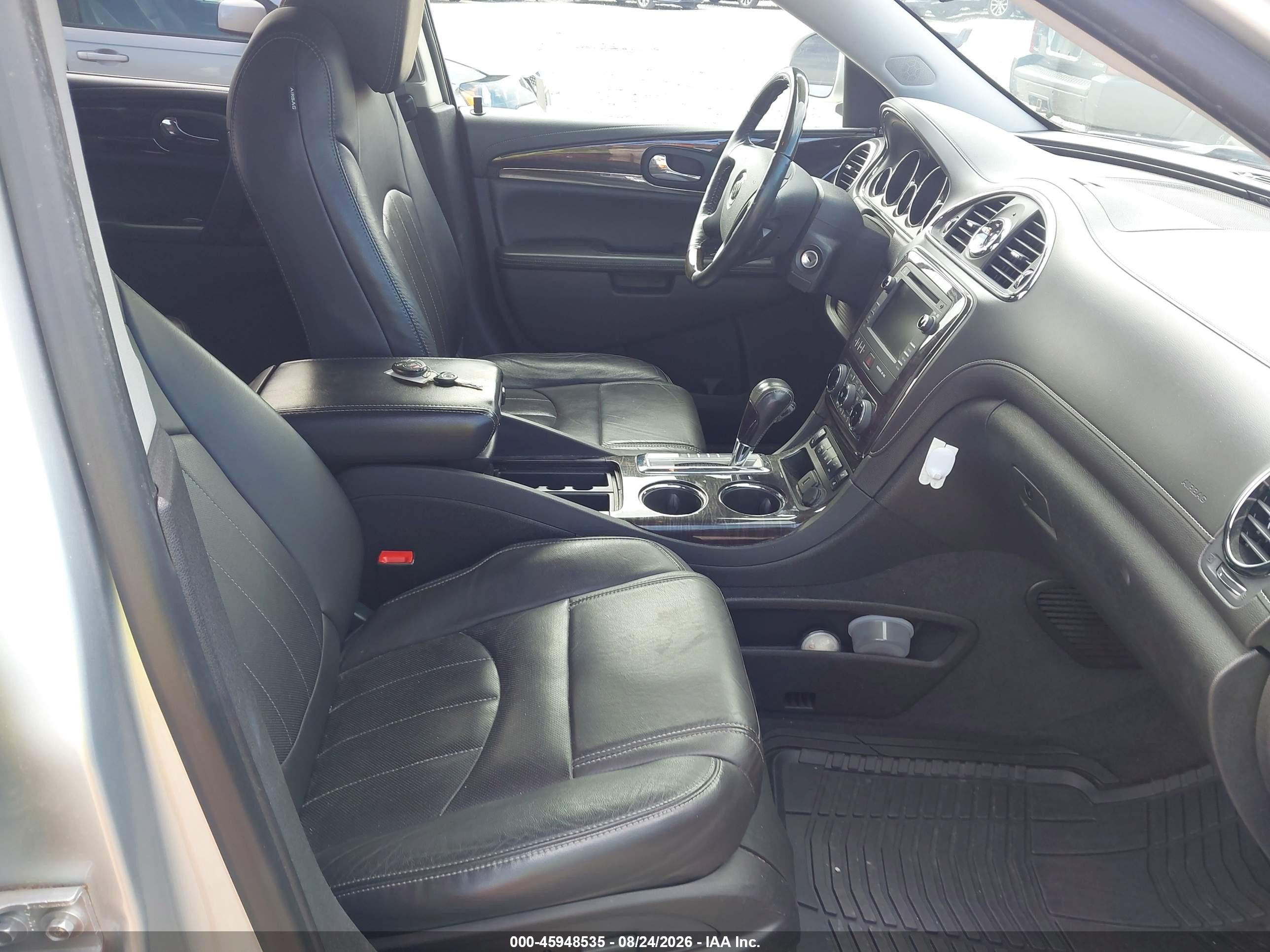 2015 Buick Enclave Leather Silver vin: 5GAKVBKD8FJ127914