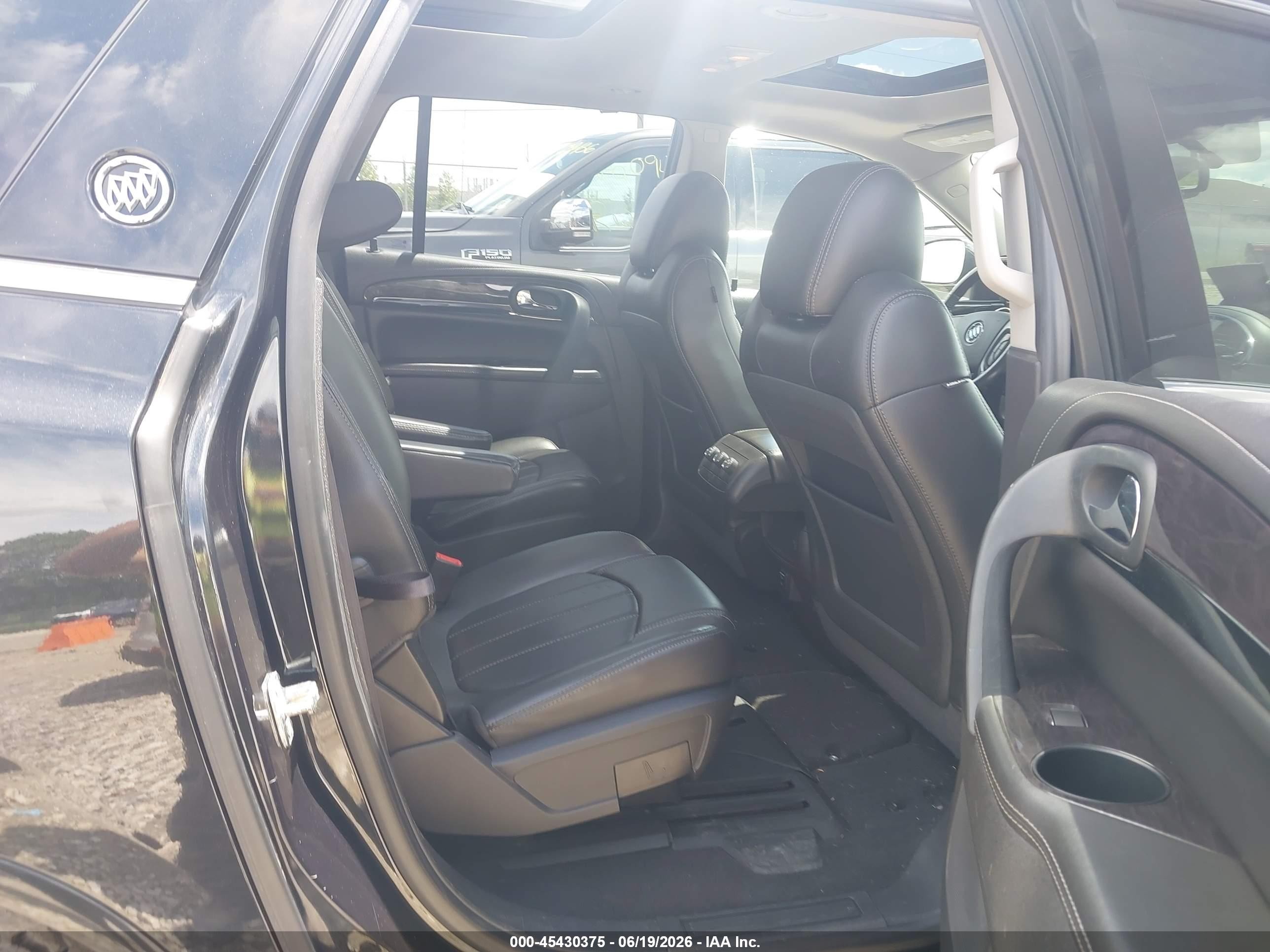 2015 Buick Enclave Leather Black vin: 5GAKVBKD8FJ195470