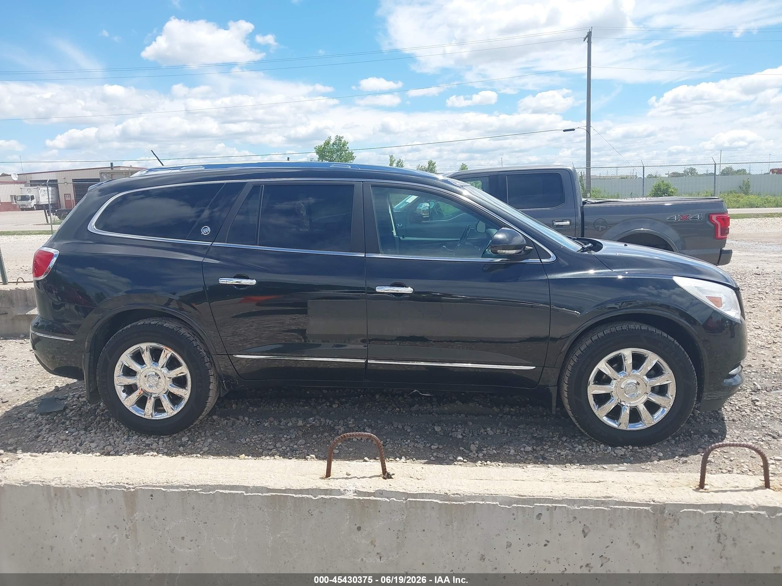 2015 Buick Enclave Leather Black vin: 5GAKVBKD8FJ195470