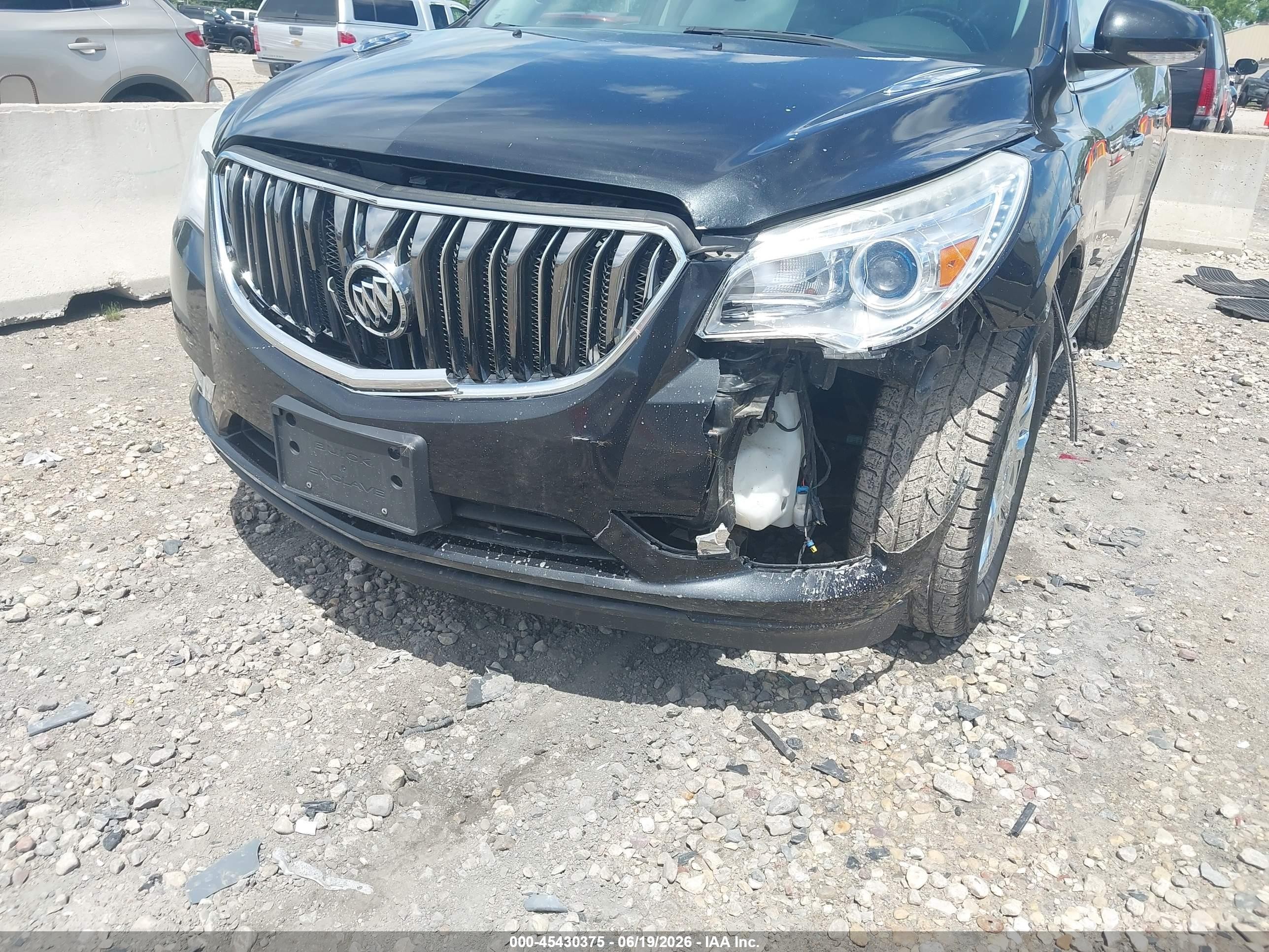 2015 Buick Enclave Leather Black vin: 5GAKVBKD8FJ195470
