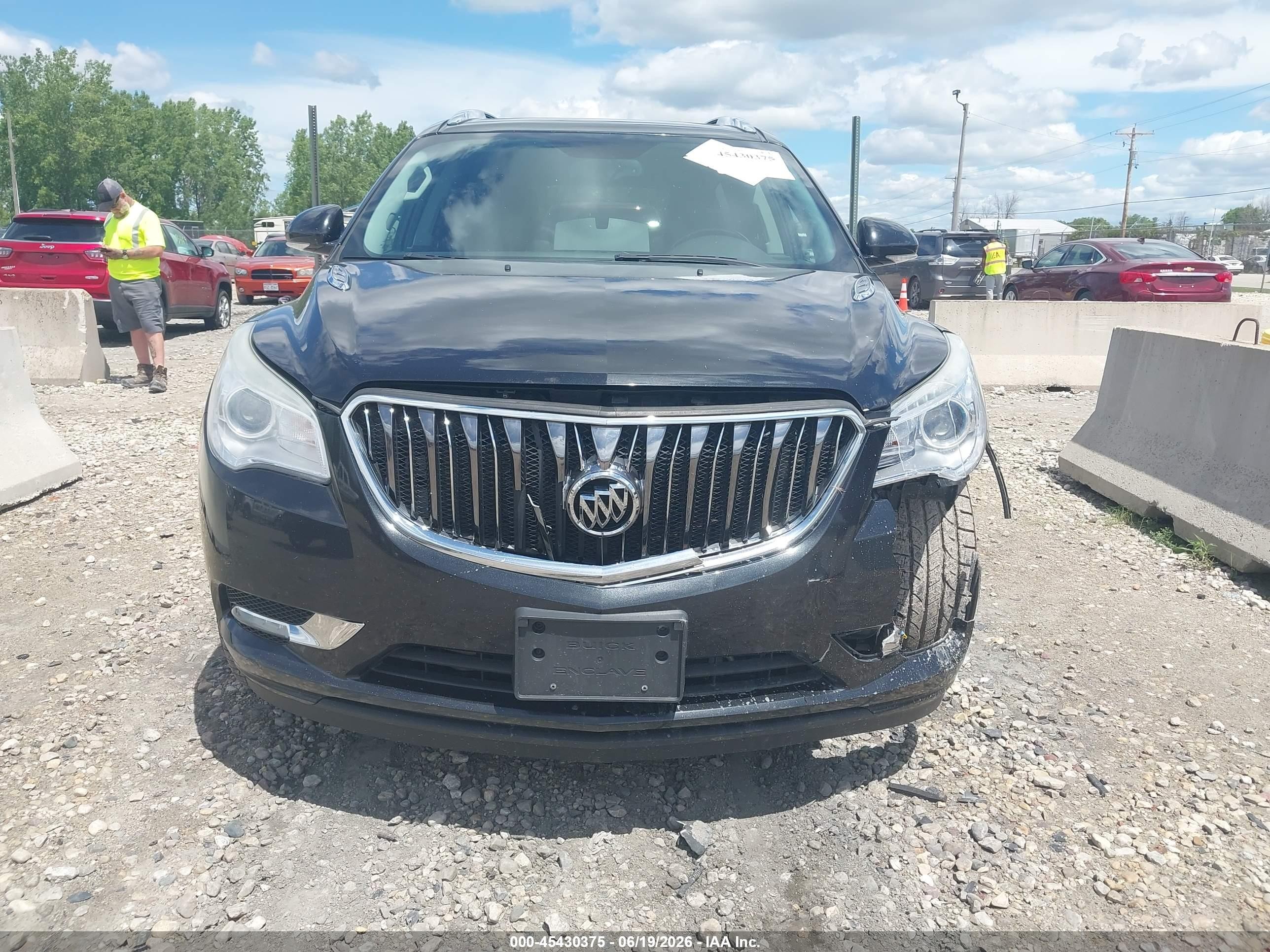 2015 Buick Enclave Leather Black vin: 5GAKVBKD8FJ195470