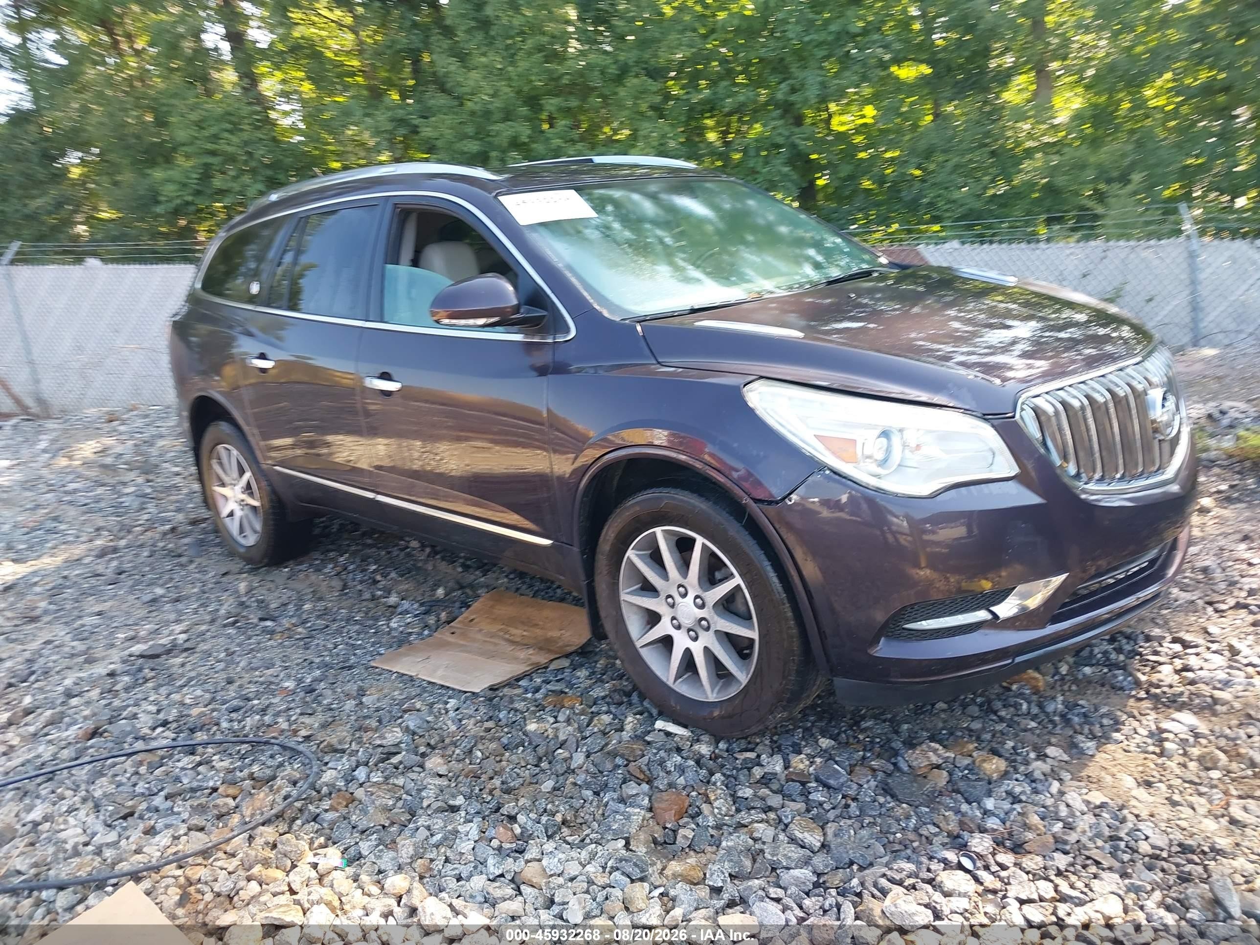 2015 Buick Enclave Leather Gray vin: 5GAKVBKD8FJ221551