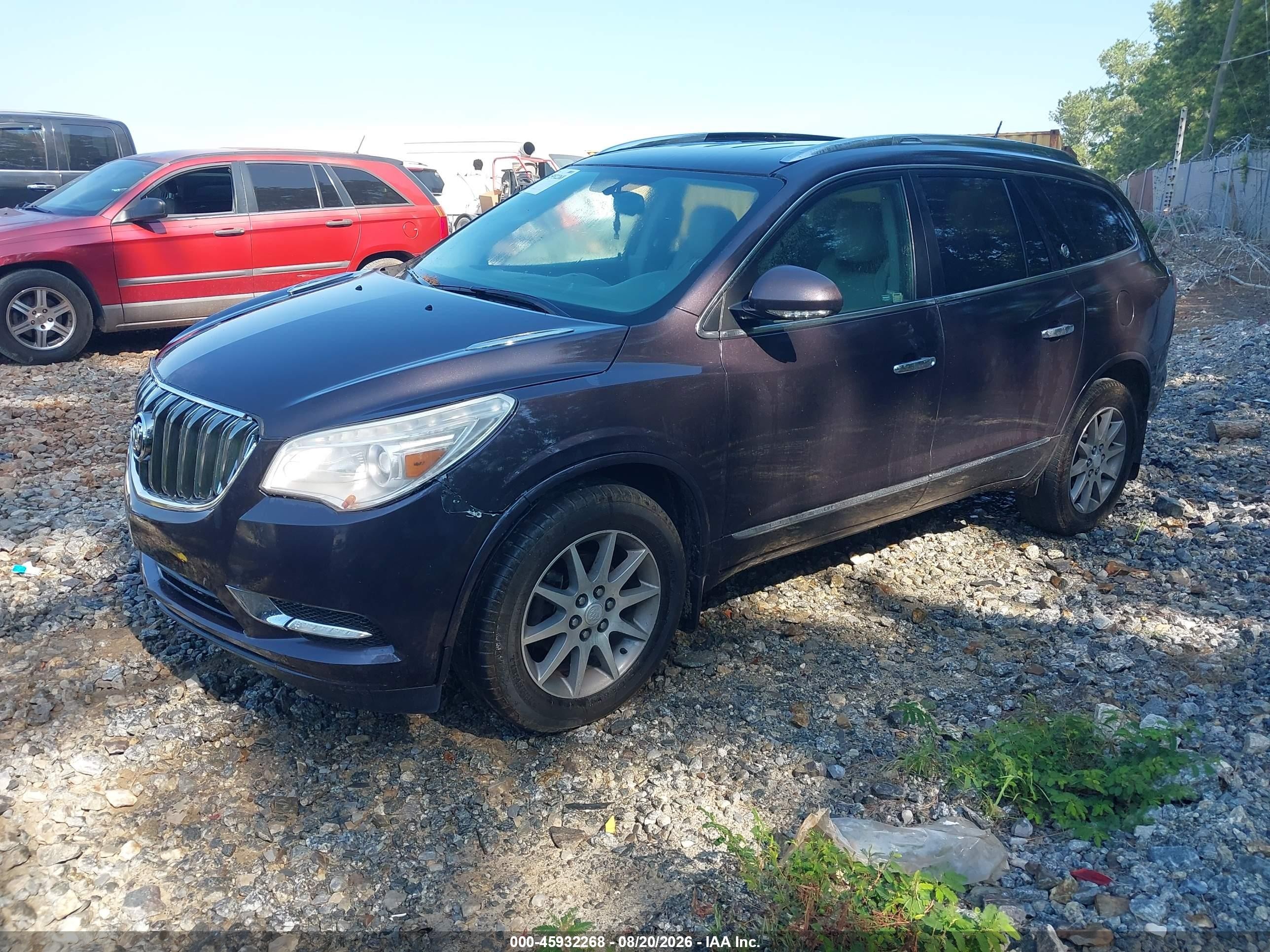 2015 Buick Enclave Leather Gray vin: 5GAKVBKD8FJ221551