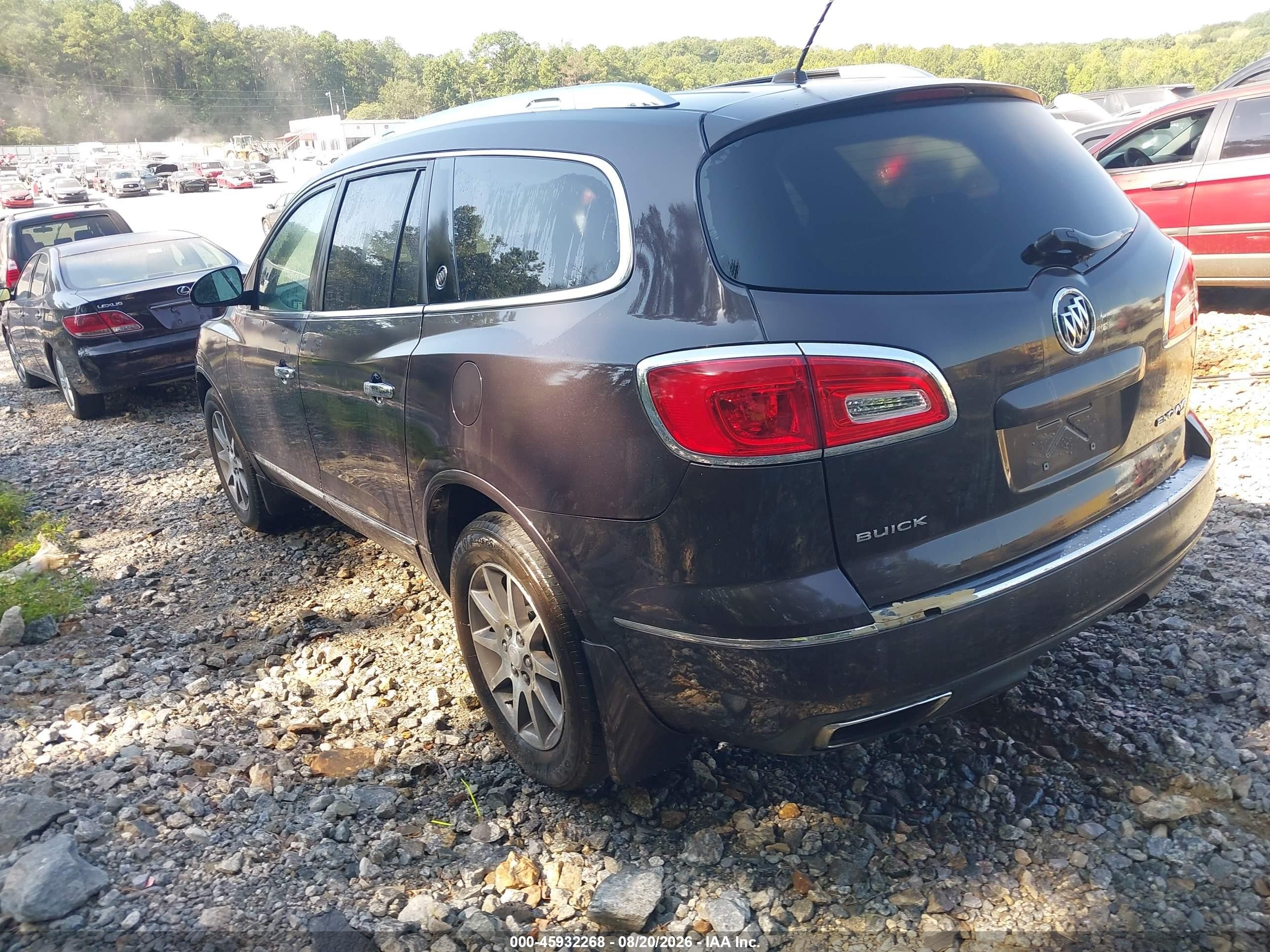 2015 Buick Enclave Leather Gray vin: 5GAKVBKD8FJ221551