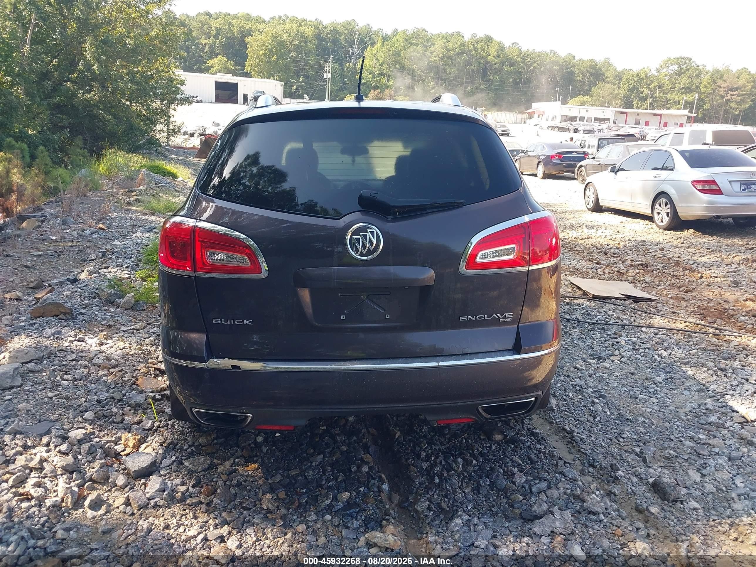 2015 Buick Enclave Leather Gray vin: 5GAKVBKD8FJ221551