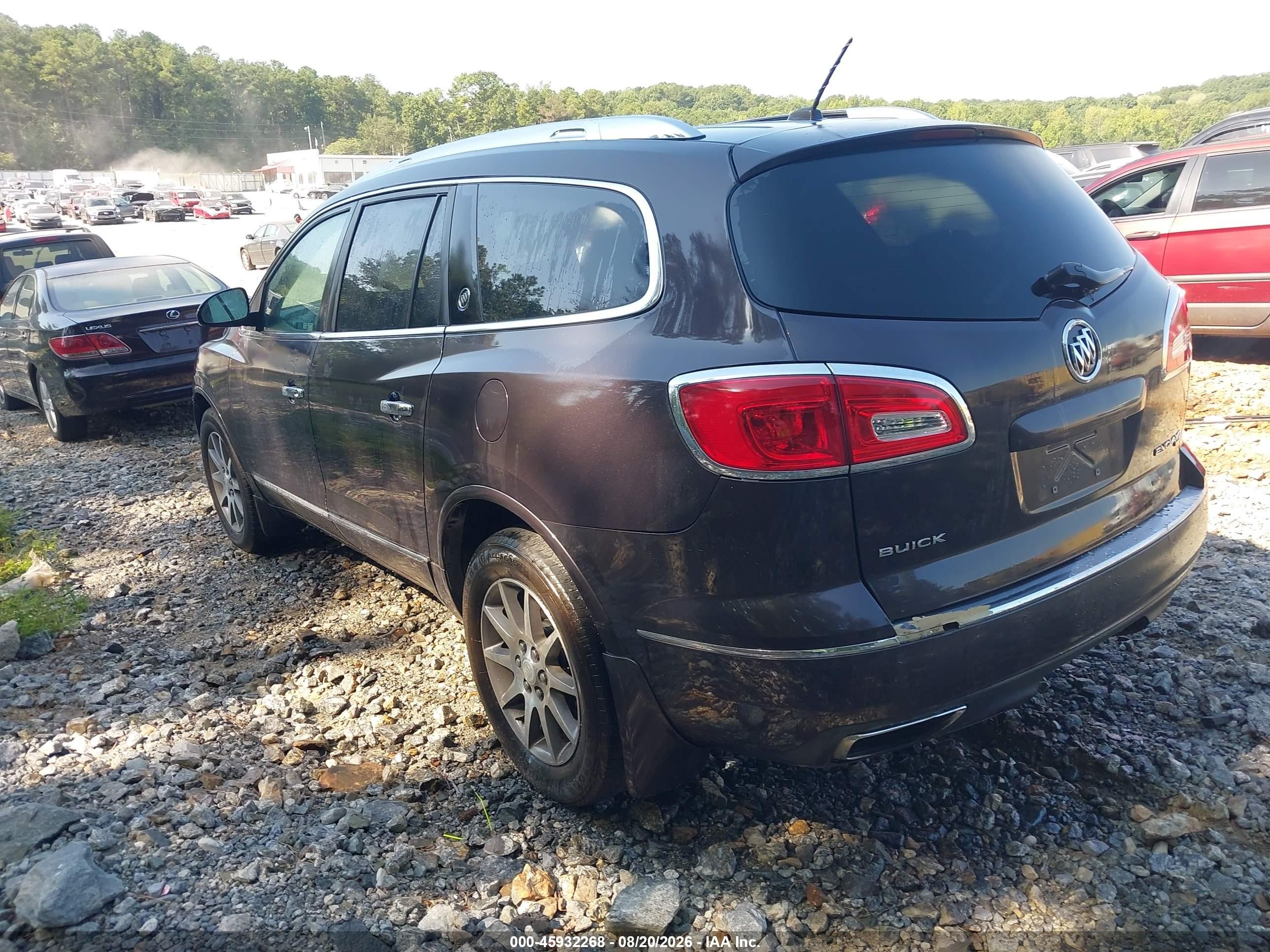 2015 Buick Enclave Leather Gray vin: 5GAKVBKD8FJ221551