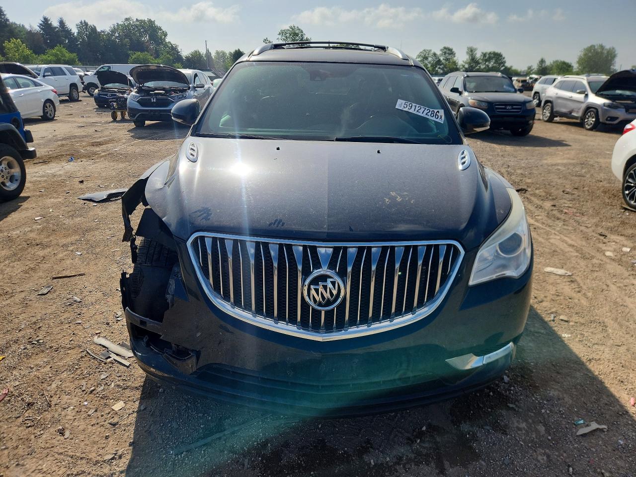 2015 Buick Enclave Угольный vin: 5GAKVBKD8FJ276176