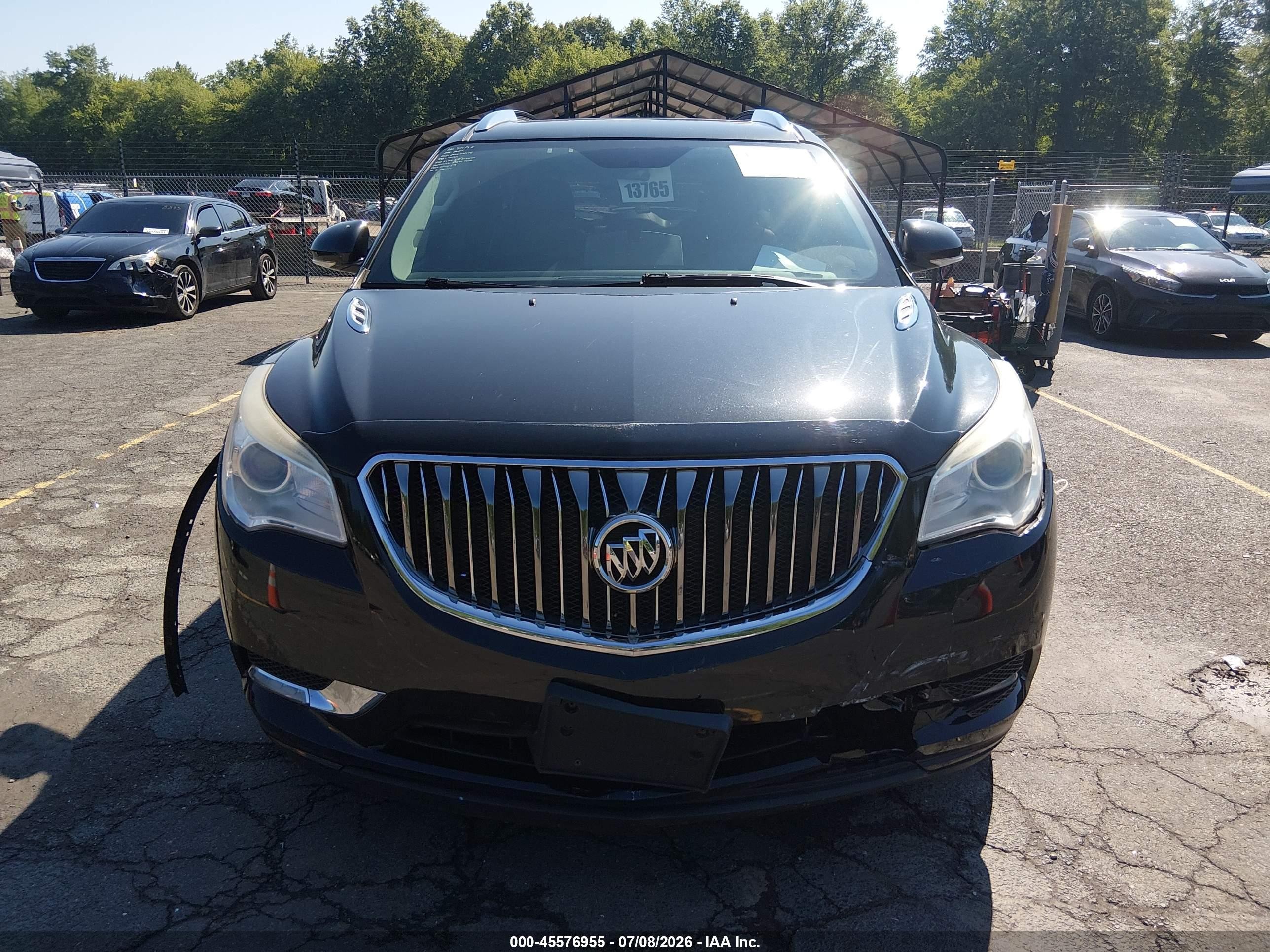 2015 Buick Enclave Leather Black vin: 5GAKVBKD8FJ301268