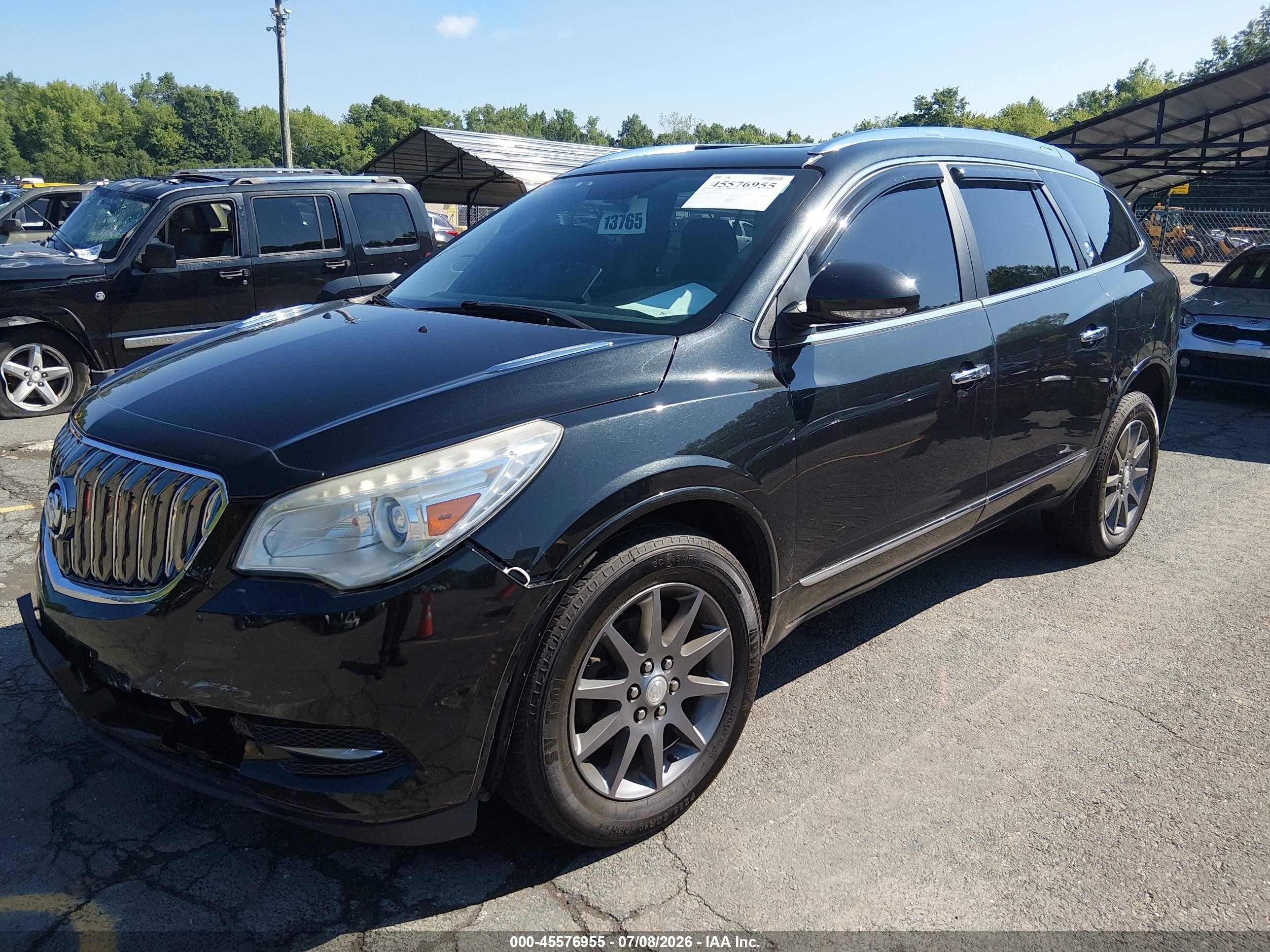 2015 Buick Enclave Leather Black vin: 5GAKVBKD8FJ301268